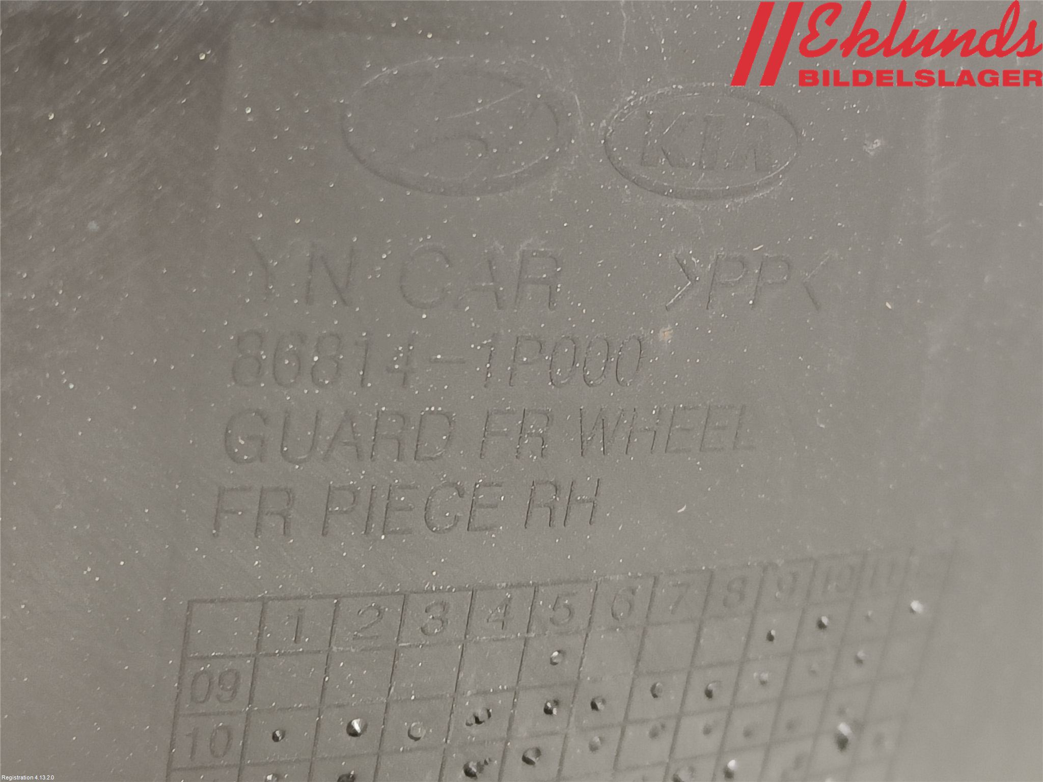 Kia VENGA 10-19 Skärm Inner