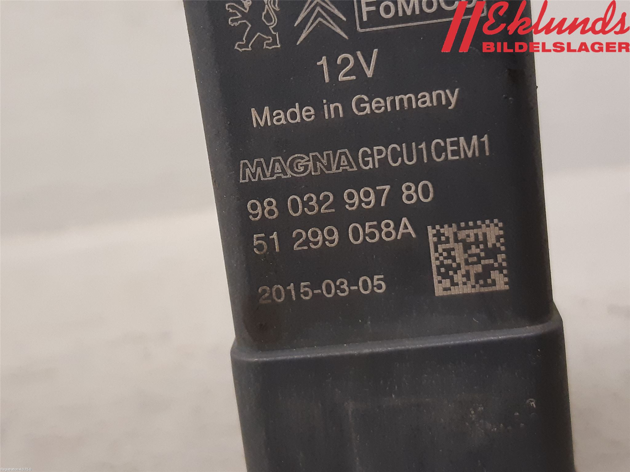 Ford FOCUS 15-18 Relä Glödning Diesel