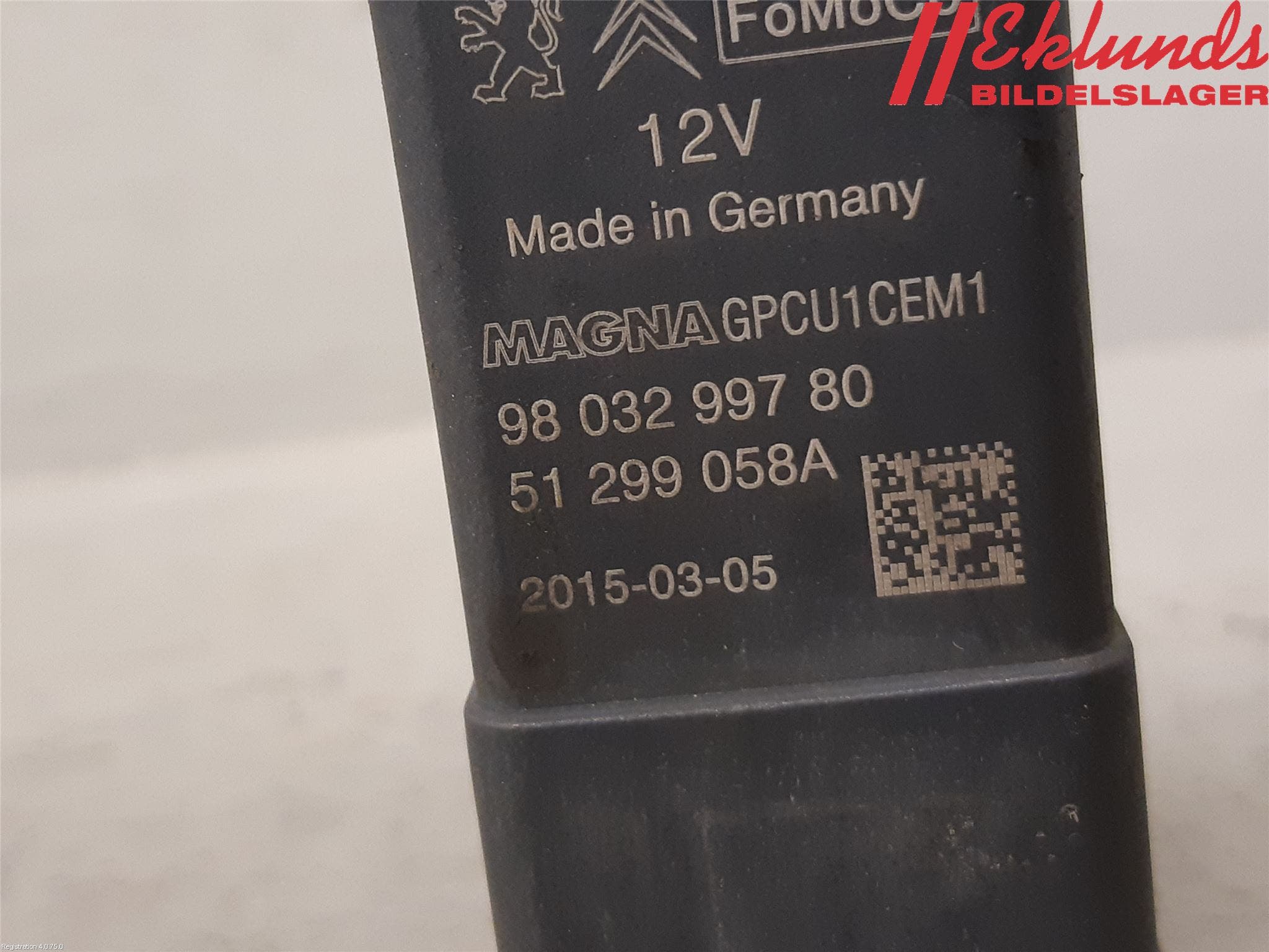 Ford FOCUS 15-18 Relä Glödning Diesel