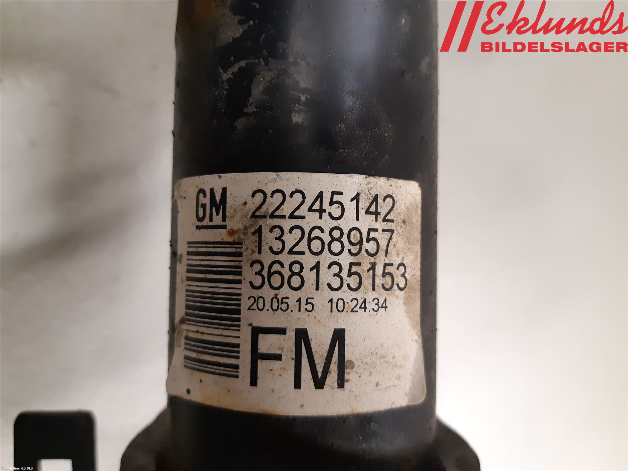 Opel MERIVA B 10-17 Fjäderben Fram Höger