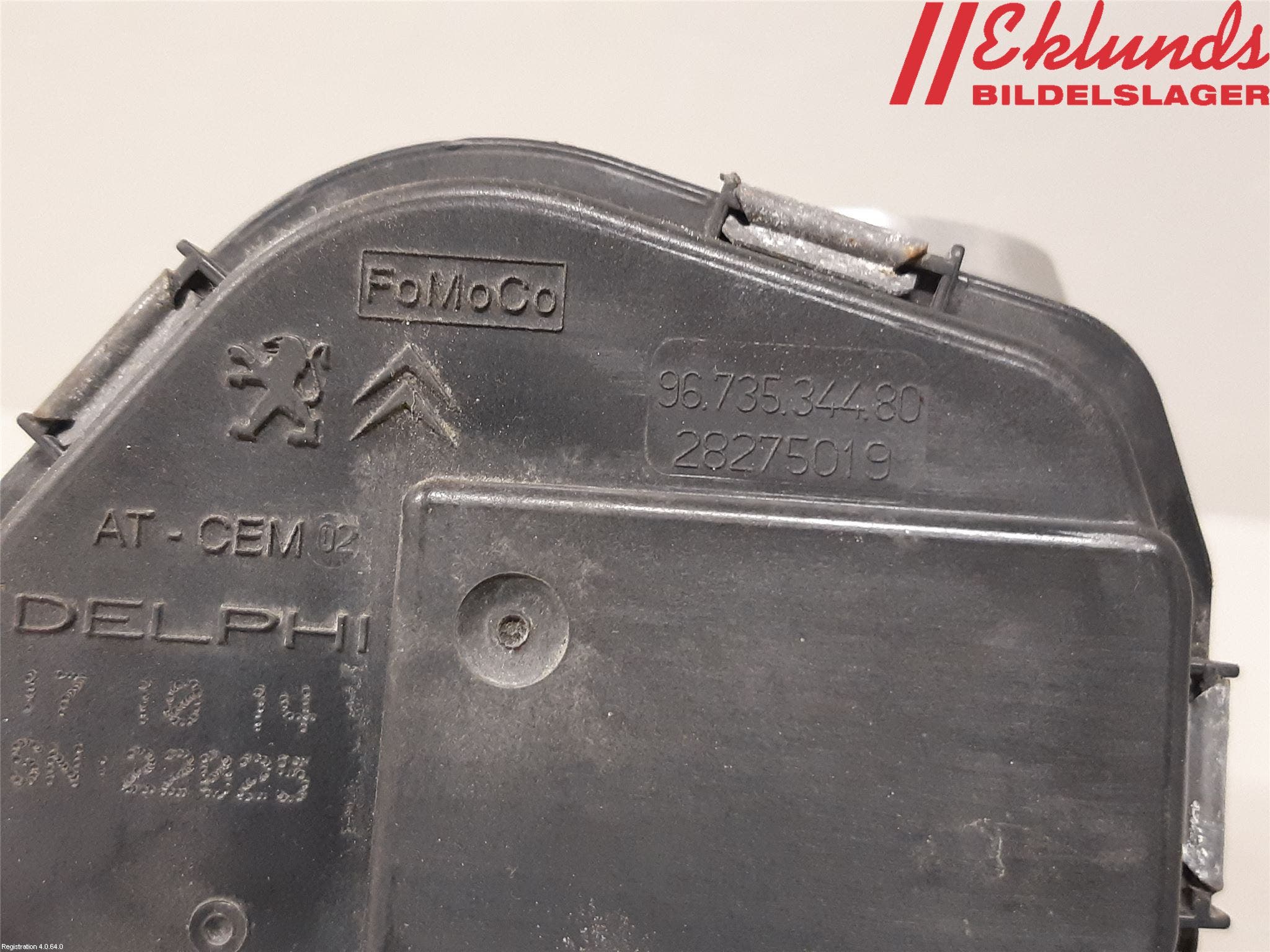 Peugeot PARTNER 08-15 Injspjällhus