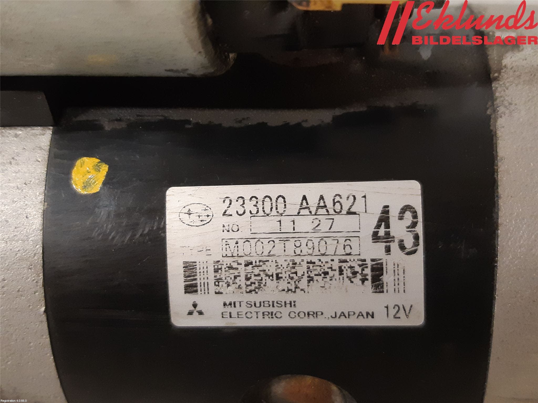 Subaru IMPREZA III 08-11 Startmotor Diesel