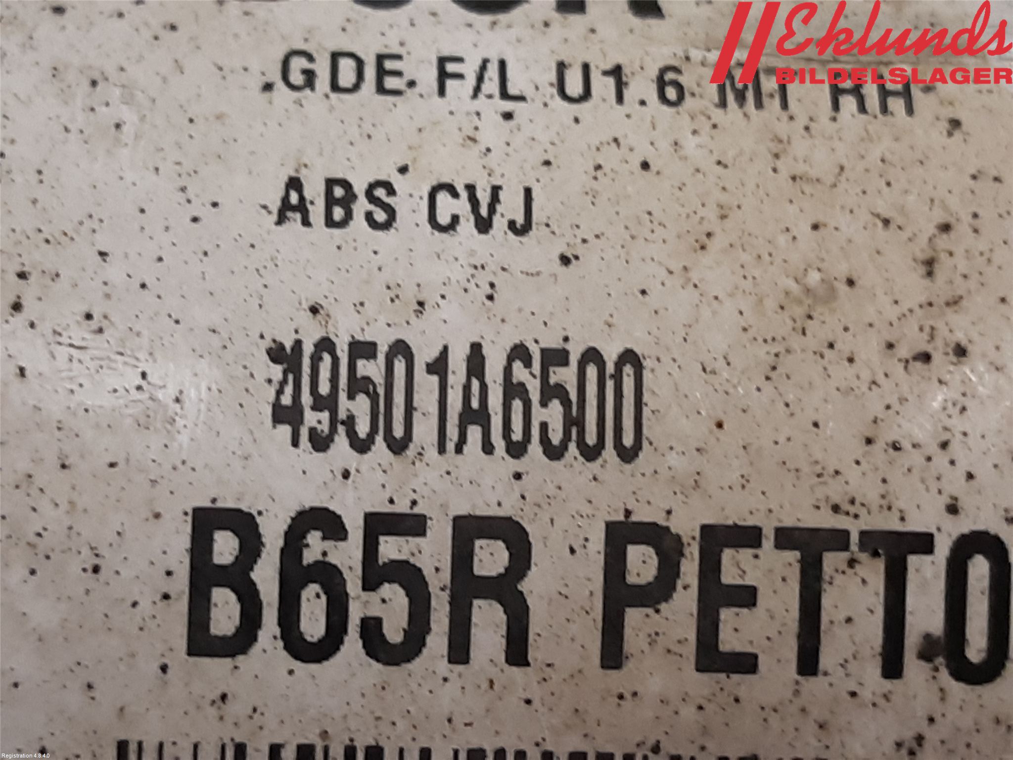 Kia CEED 12-18 Drivaxel Fram Höger