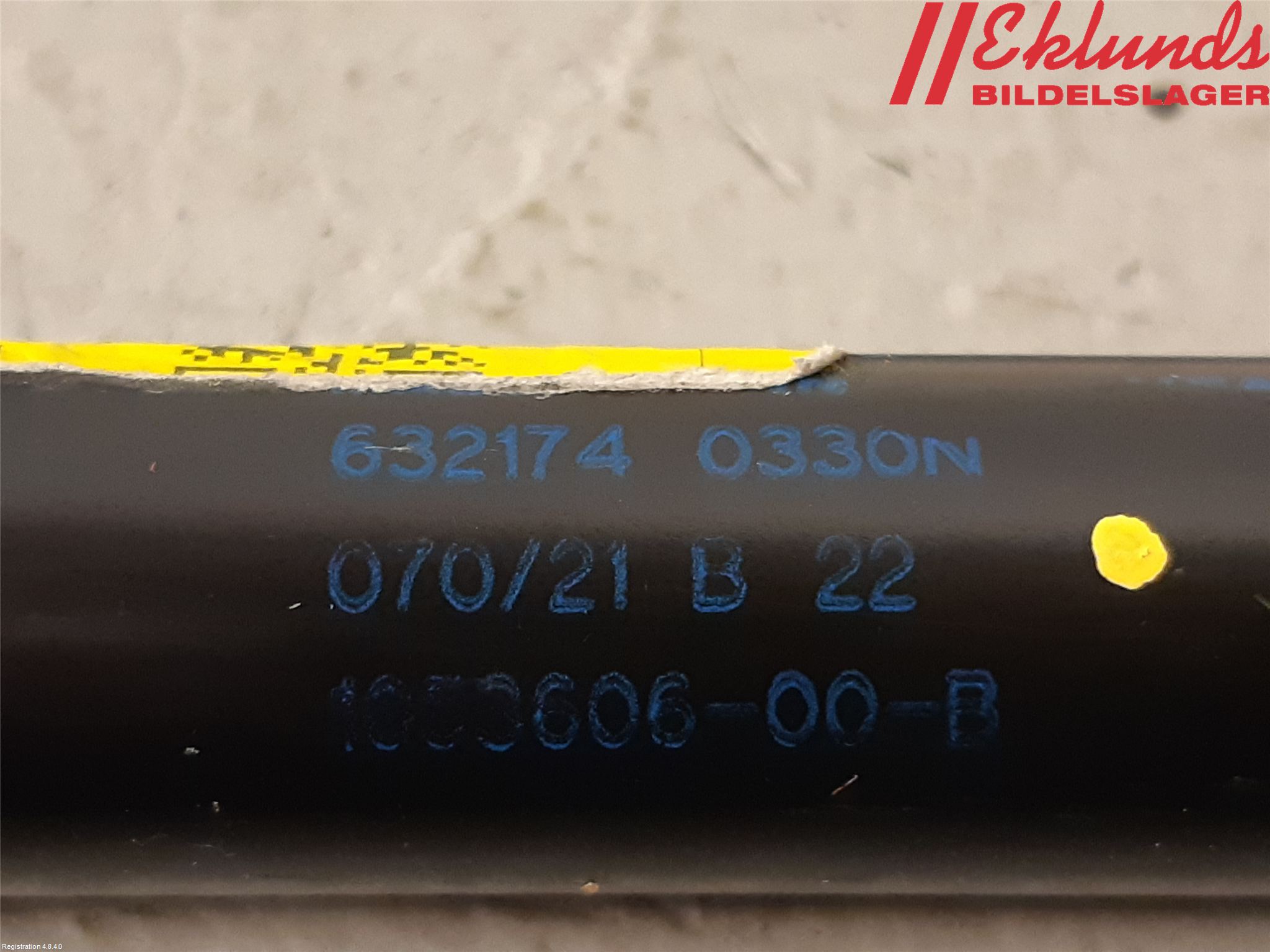 Tesla MODEL X 16- Gasfjäder Motorhuv