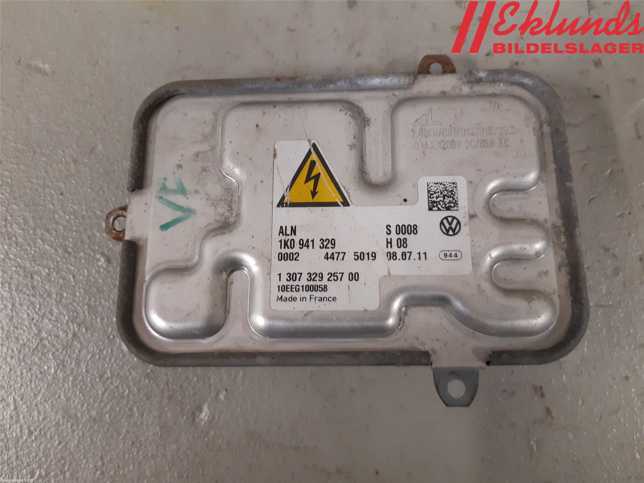 Skoda YETI Styrenhet Strålkastare