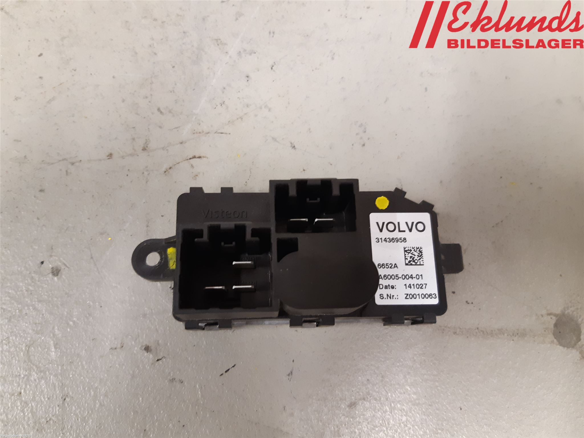 Volvo V40 12-19 Värmefläktsmotstånd