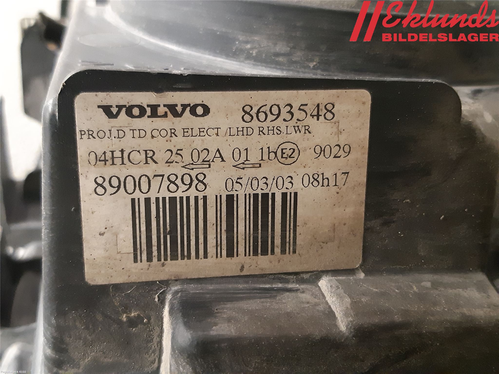 Volvo V70 00-04 Strålkastare Höger