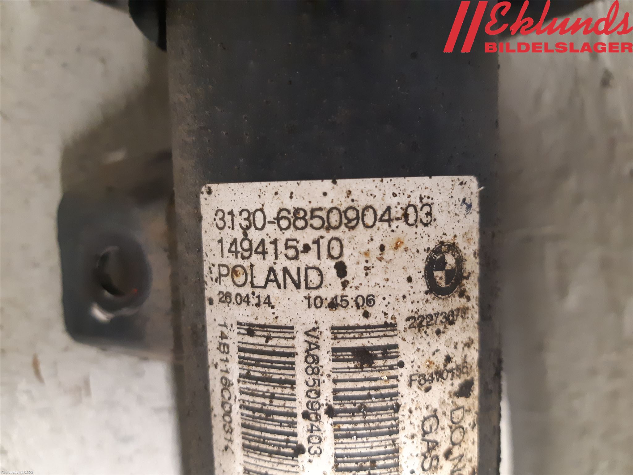 BMW 3 GT F34 13-19 Fjäderben Fram Vänster