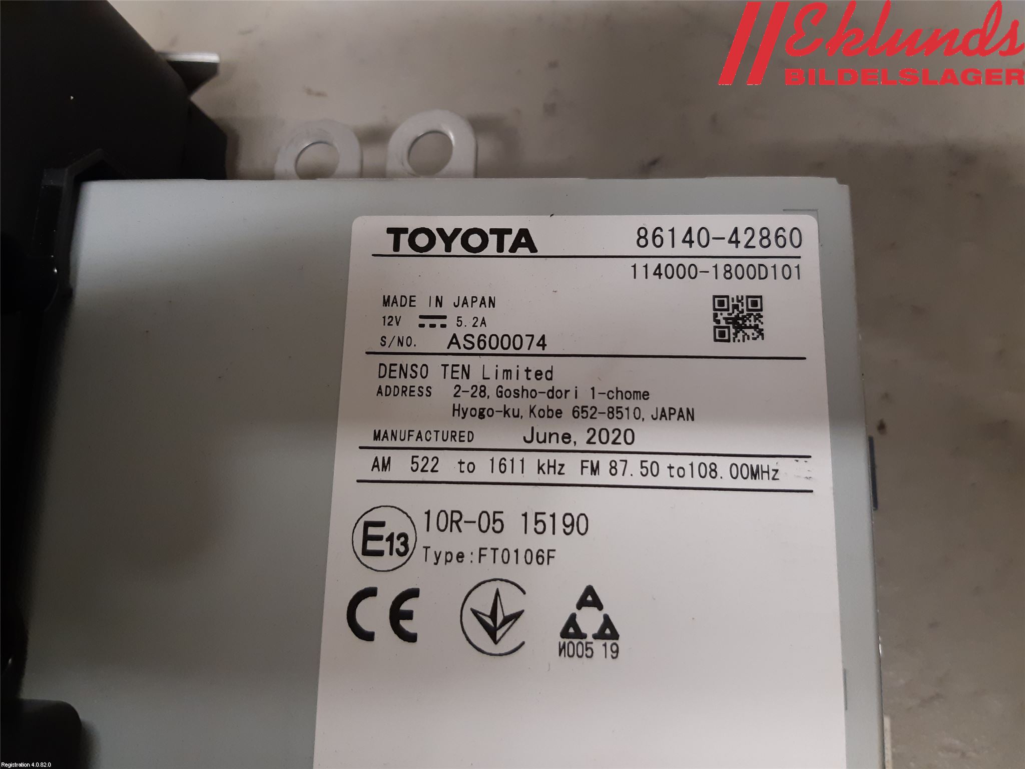 Toyota RAV4 19- Cd Radio - Multimediapanel