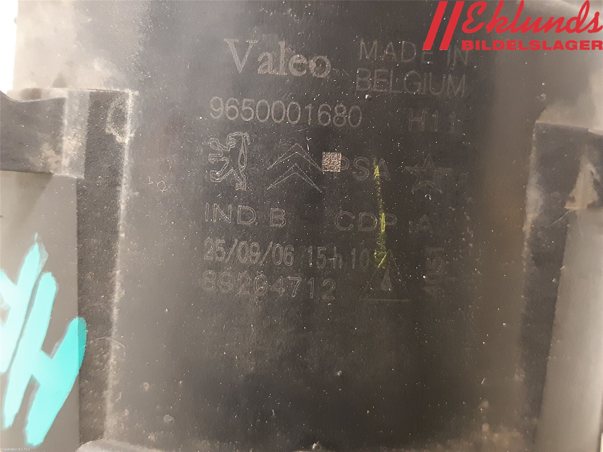 Peugeot 307     05-08 Dimljus-Varselljus Fram