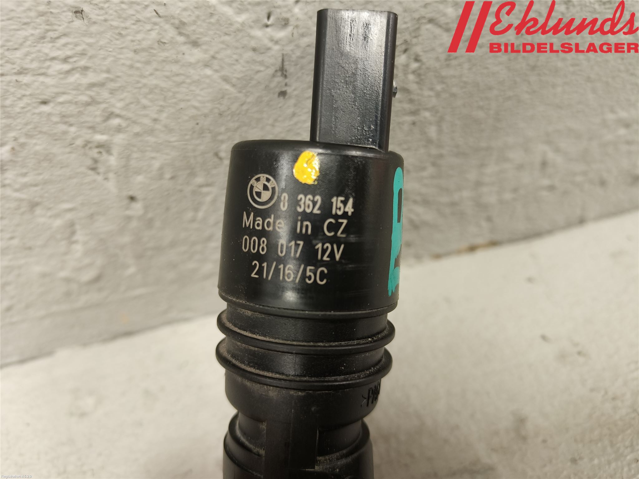 BMW 5 F10/F11/F18 09-17 Spolarpump Baklucka