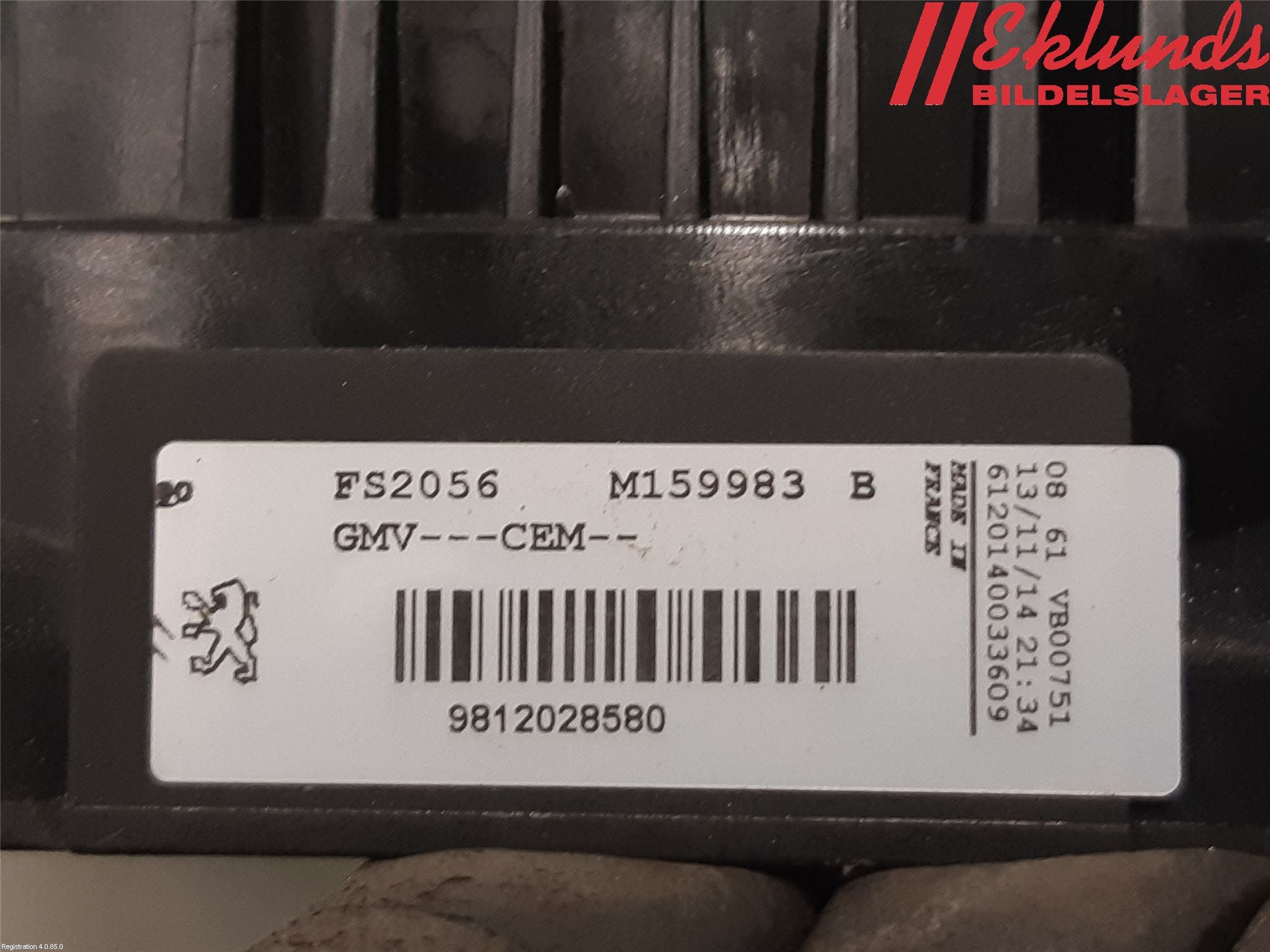 Citroen C4 CACTUS 14-20 Kylfläkt El