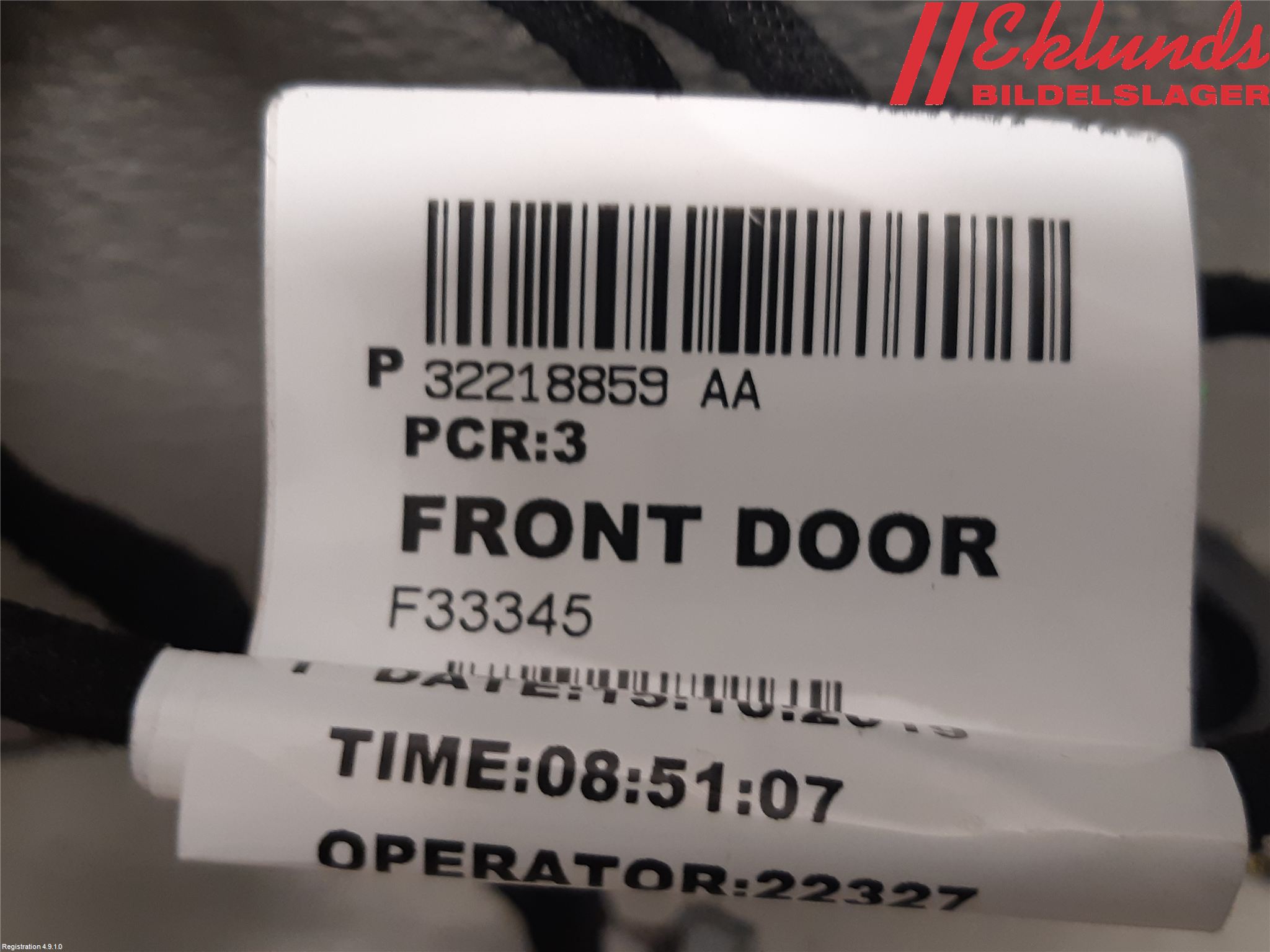 Volvo XC40/RECHARGE 18- Kabelhärva