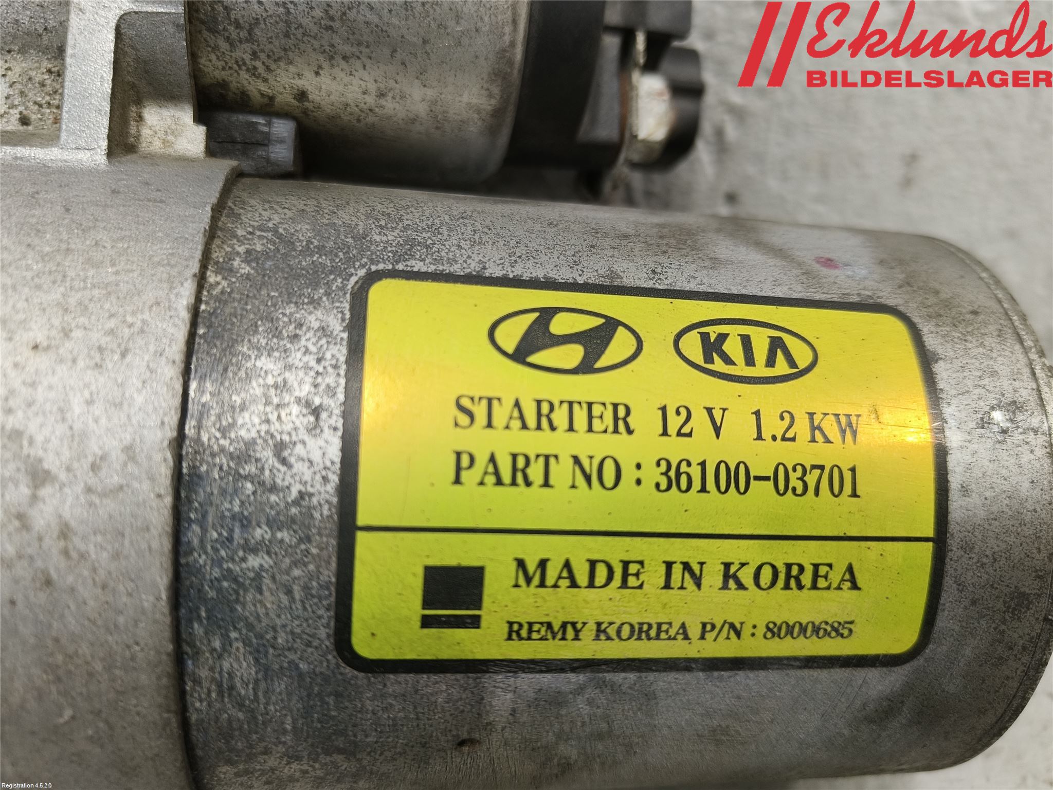 Hyundai i30 PD 17- Startmotor