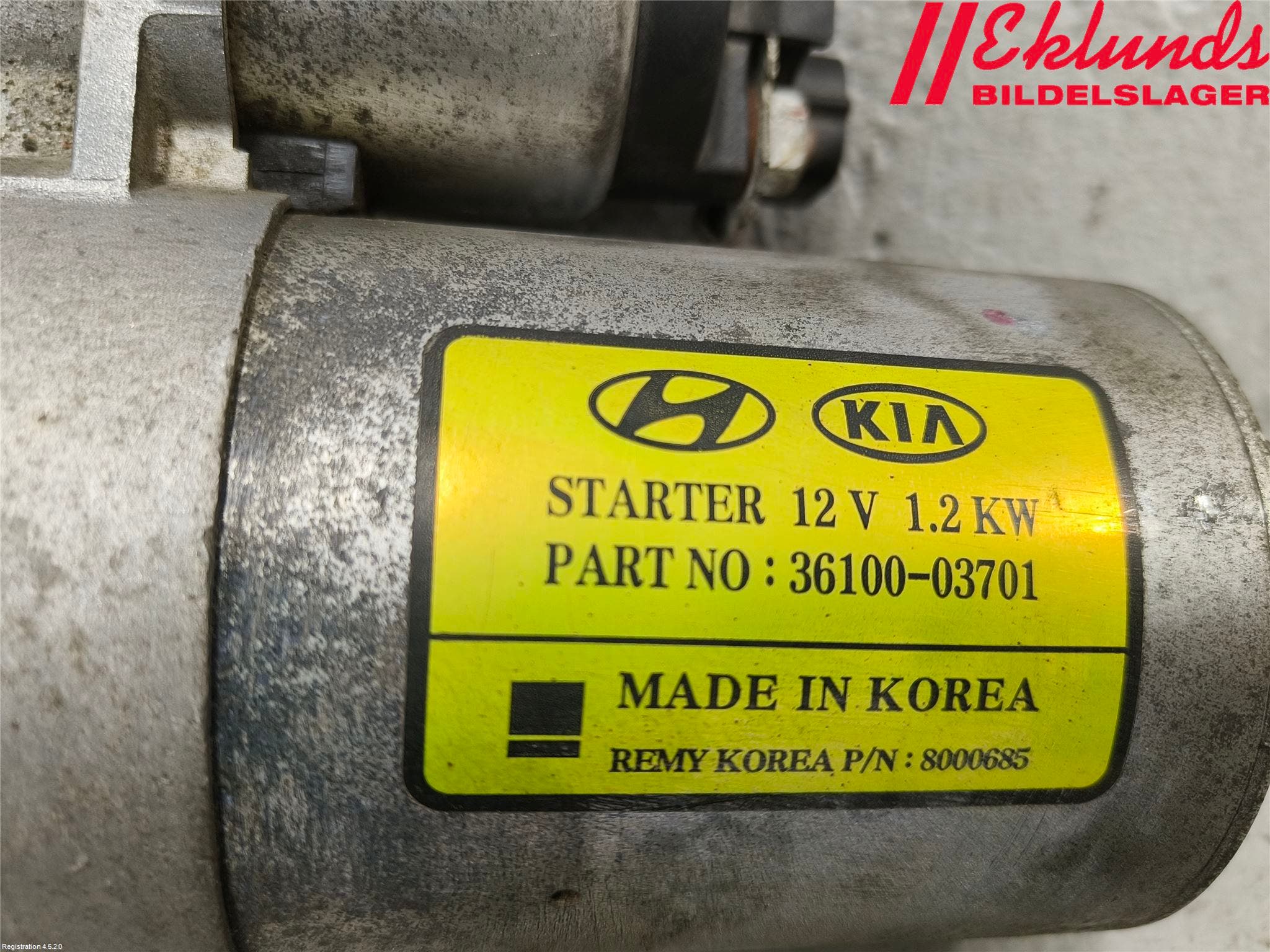 Hyundai i30 PD 17- Startmotor