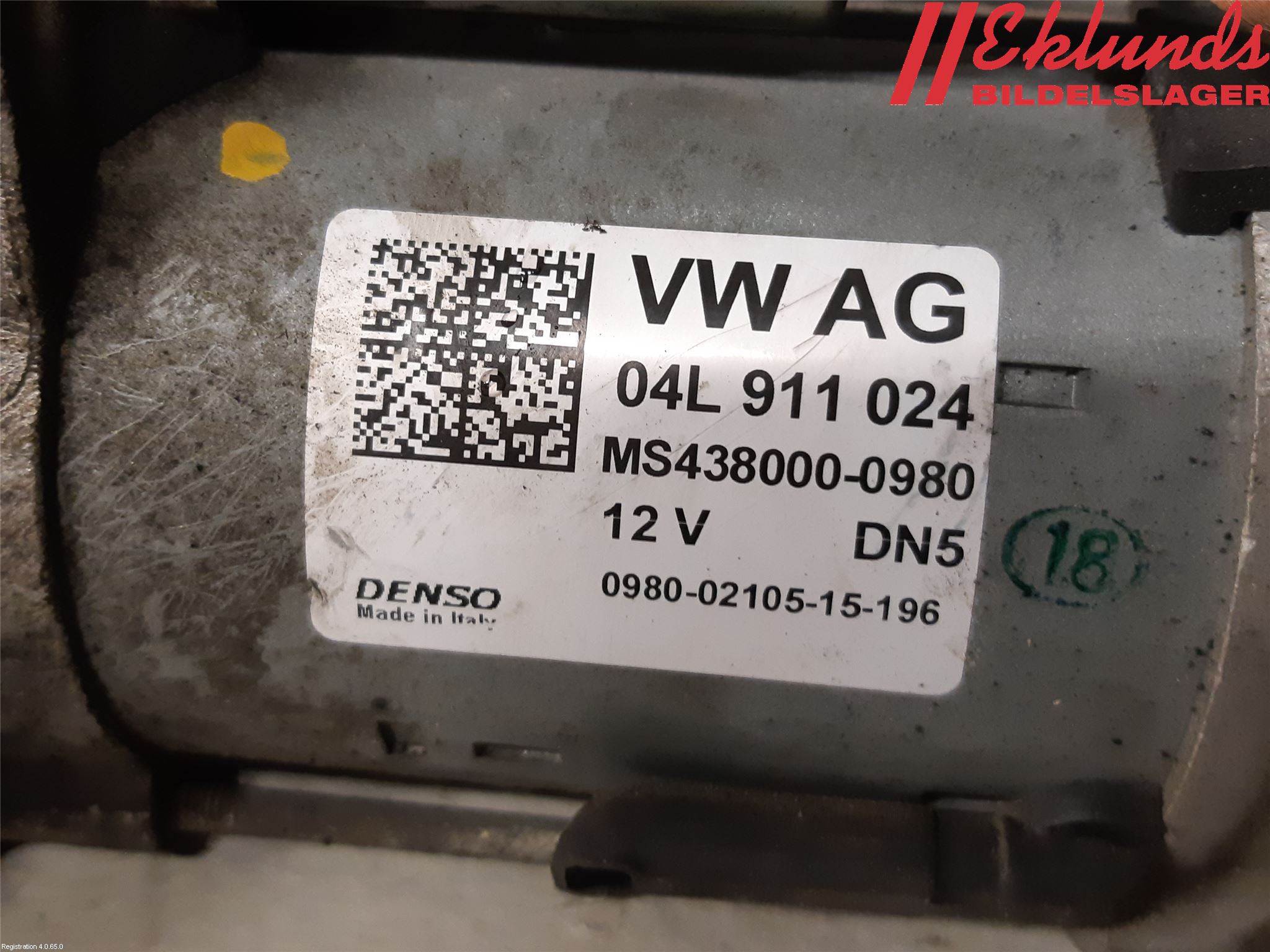 Audi A6/S6 4G 11-18 Startmotor Diesel