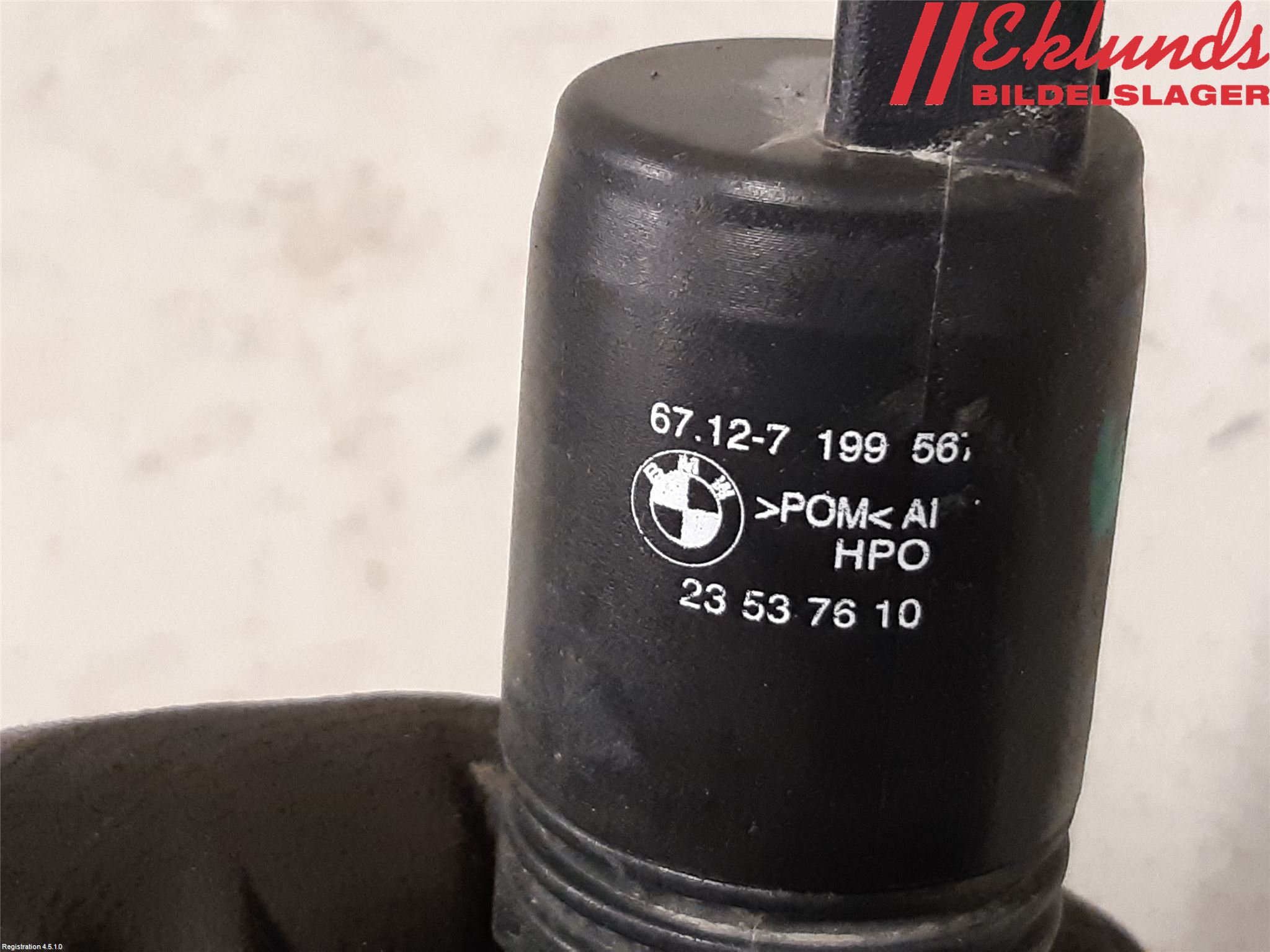 BMW 3 E90/91 SED/TOU 05-12 Spolarpump Baklucka