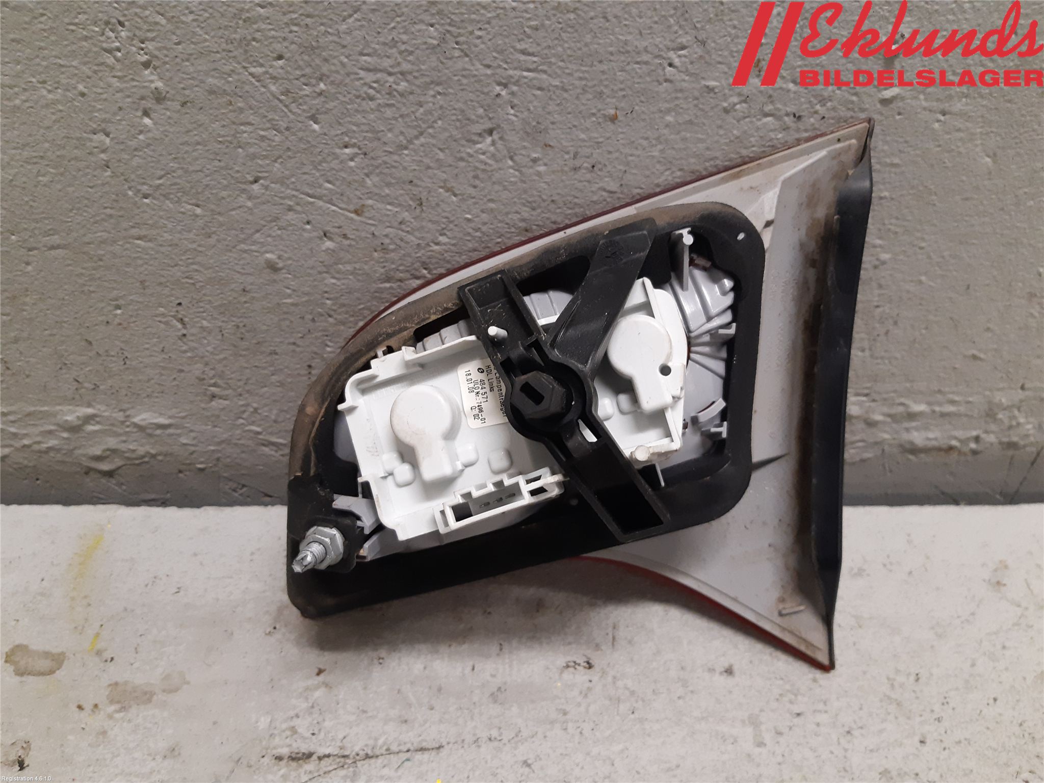 Audi A4/S4 05-07 Bakljus Lucka Vä