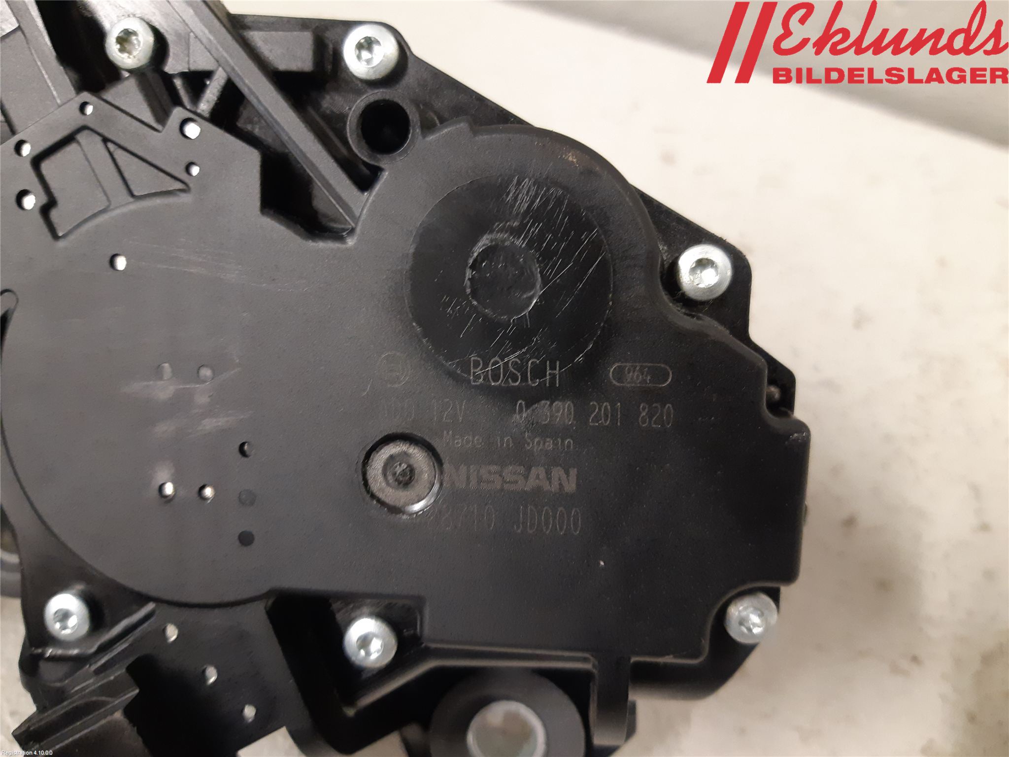 Nissan QASHQAI   07-10 Torkarmotor Baklucka