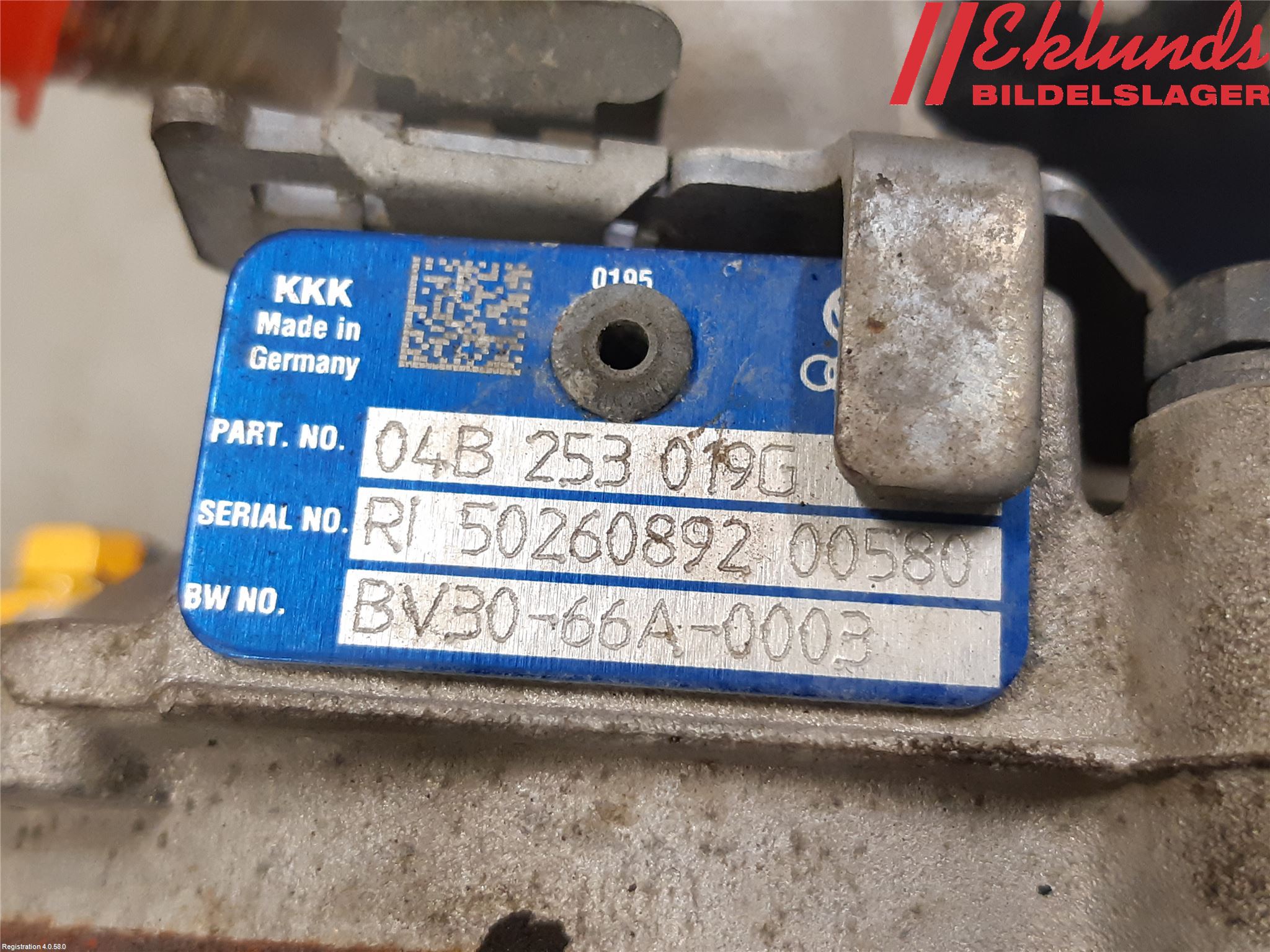 Skoda RAPID Turboaggregat