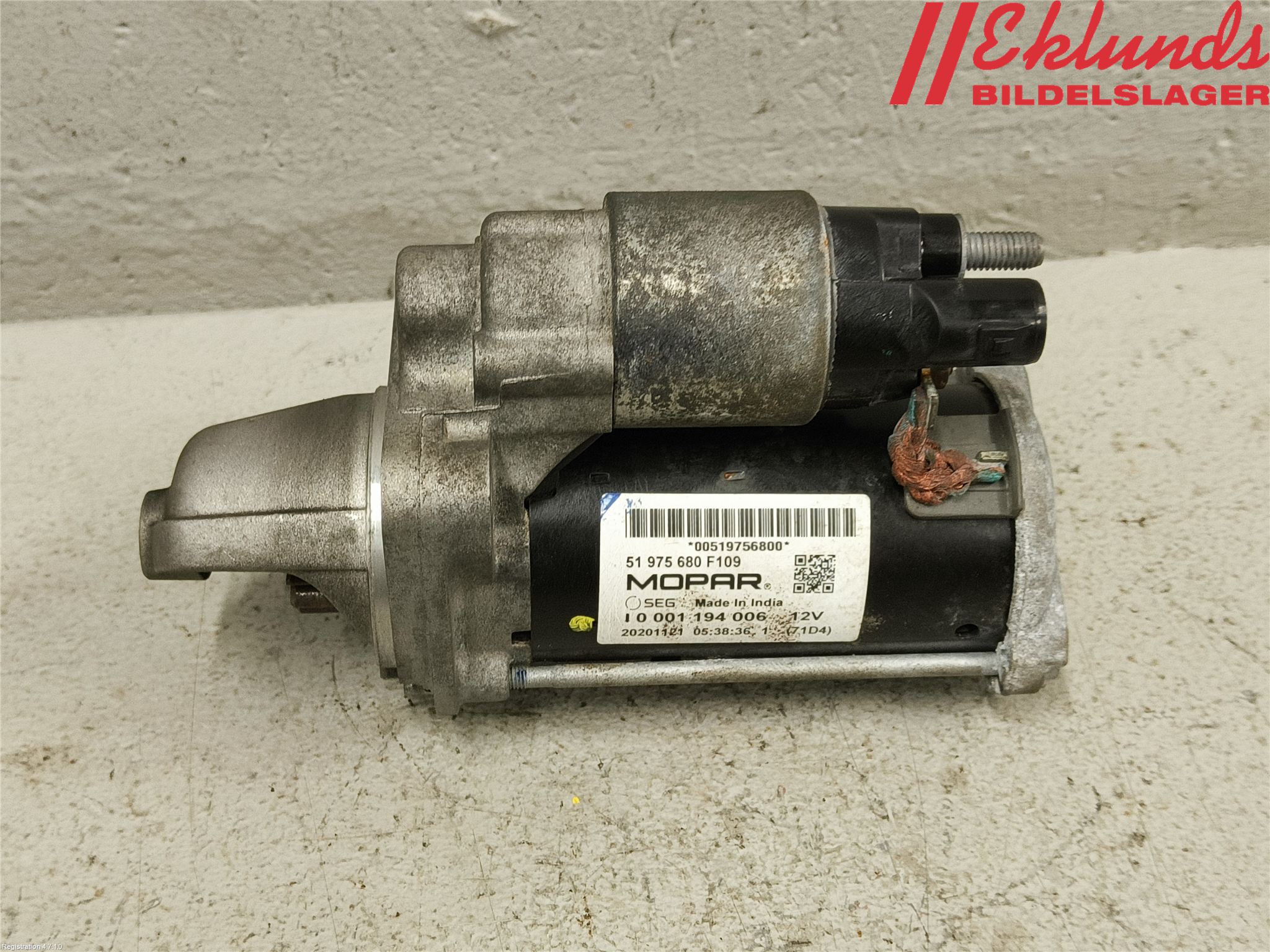 Fiat 500 07- Startmotor