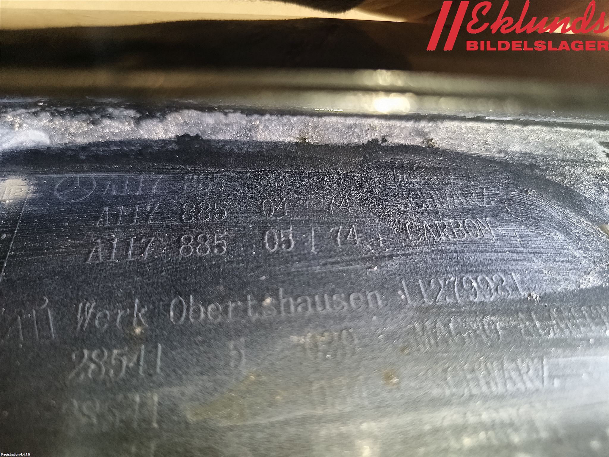Mercedes-Benz MB CLA-KLASS (C117/X117) 13-19 Spoiler Fram