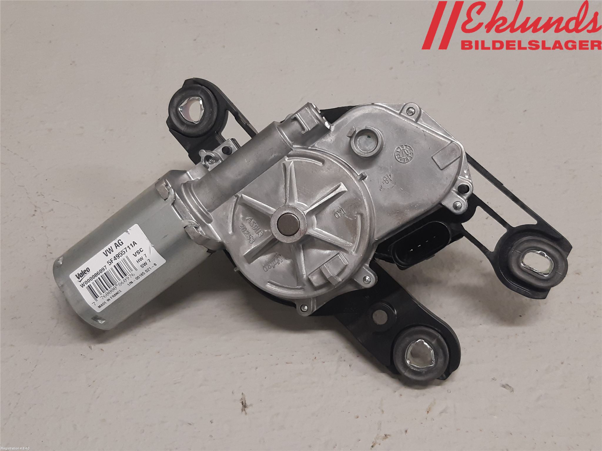 Skoda OCTAVIA (5E) 13-20 Torkarmotor Baklucka