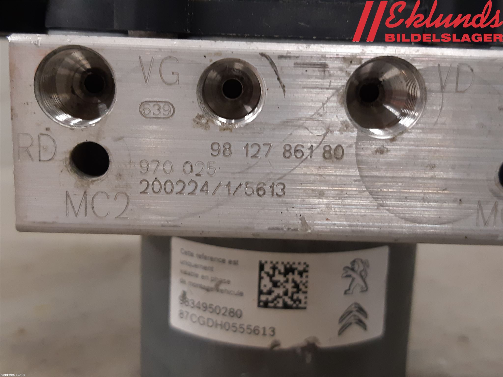 Citroen BERLINGO/E-BERLINGO 19- Abs Hydraulaggregat