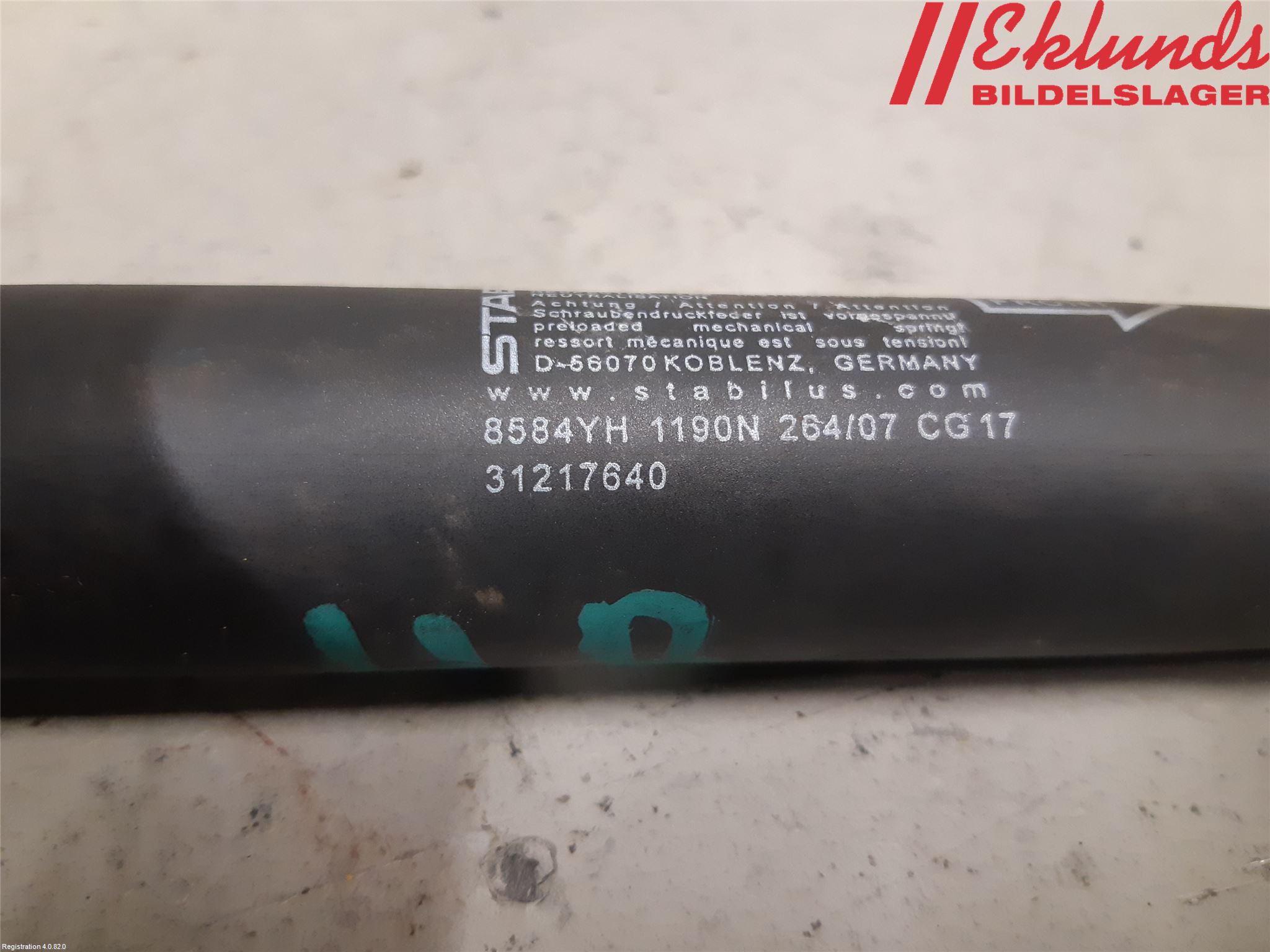 Volvo V70 08-13 Gasfjäder Baklucka