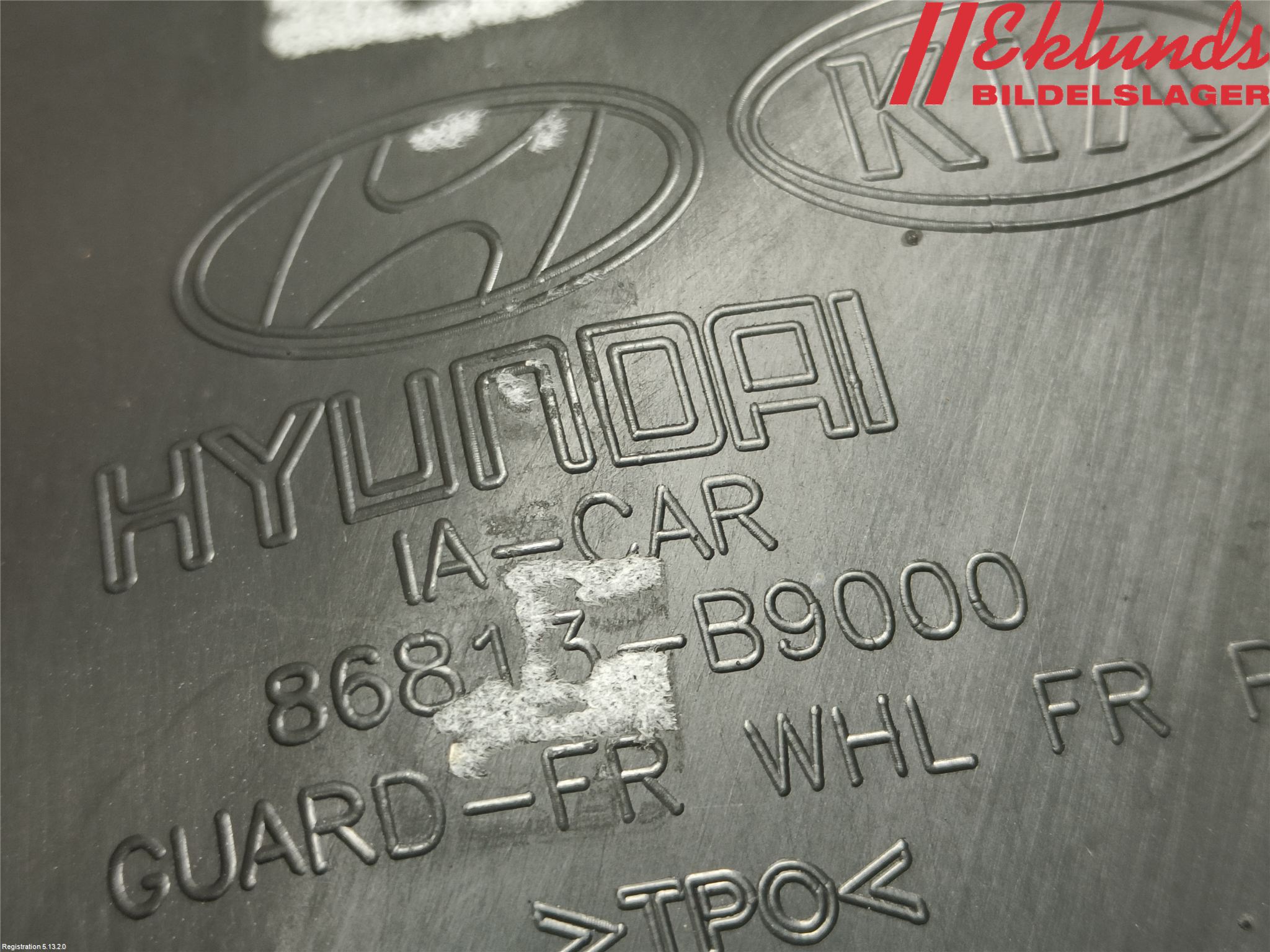 Hyundai i10 PA 08-13 Skärm Inner
