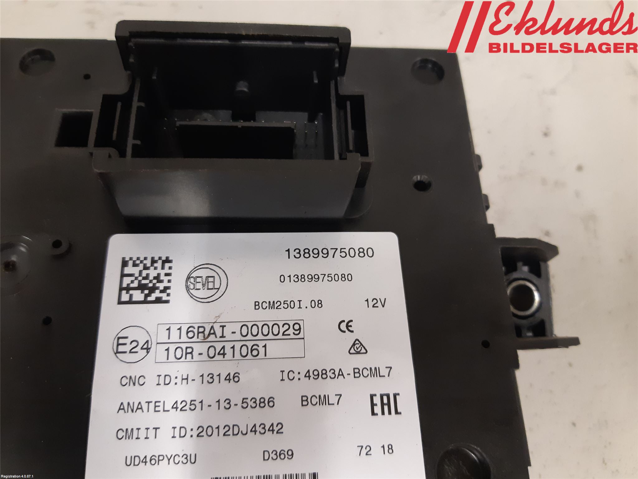 Fiat DUCATO 15-23 Säkringsdosa-Elcentral