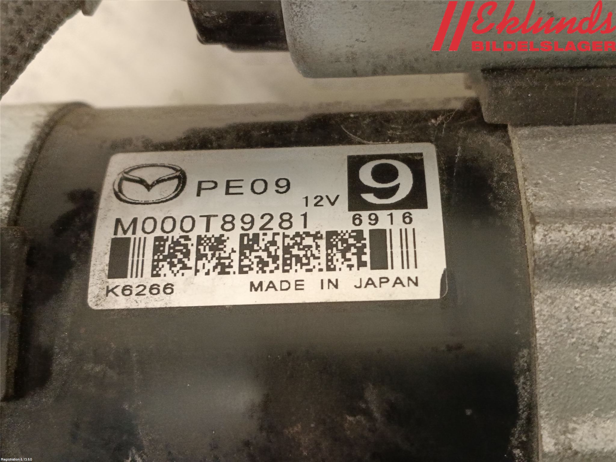 Mazda 3 III 14-19 Startmotor