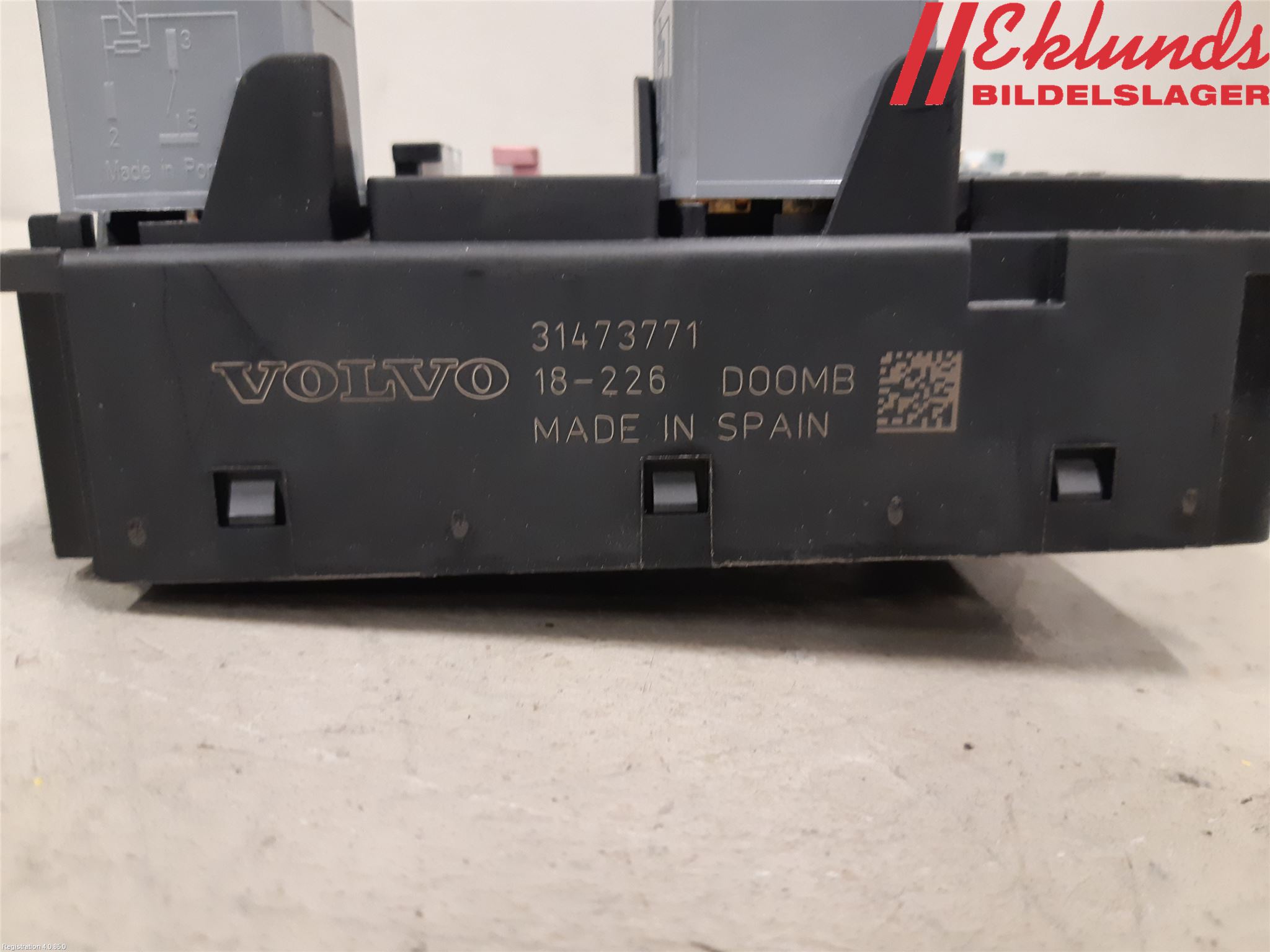 Volvo V90 17->> Säkringsdosa-Elcentral