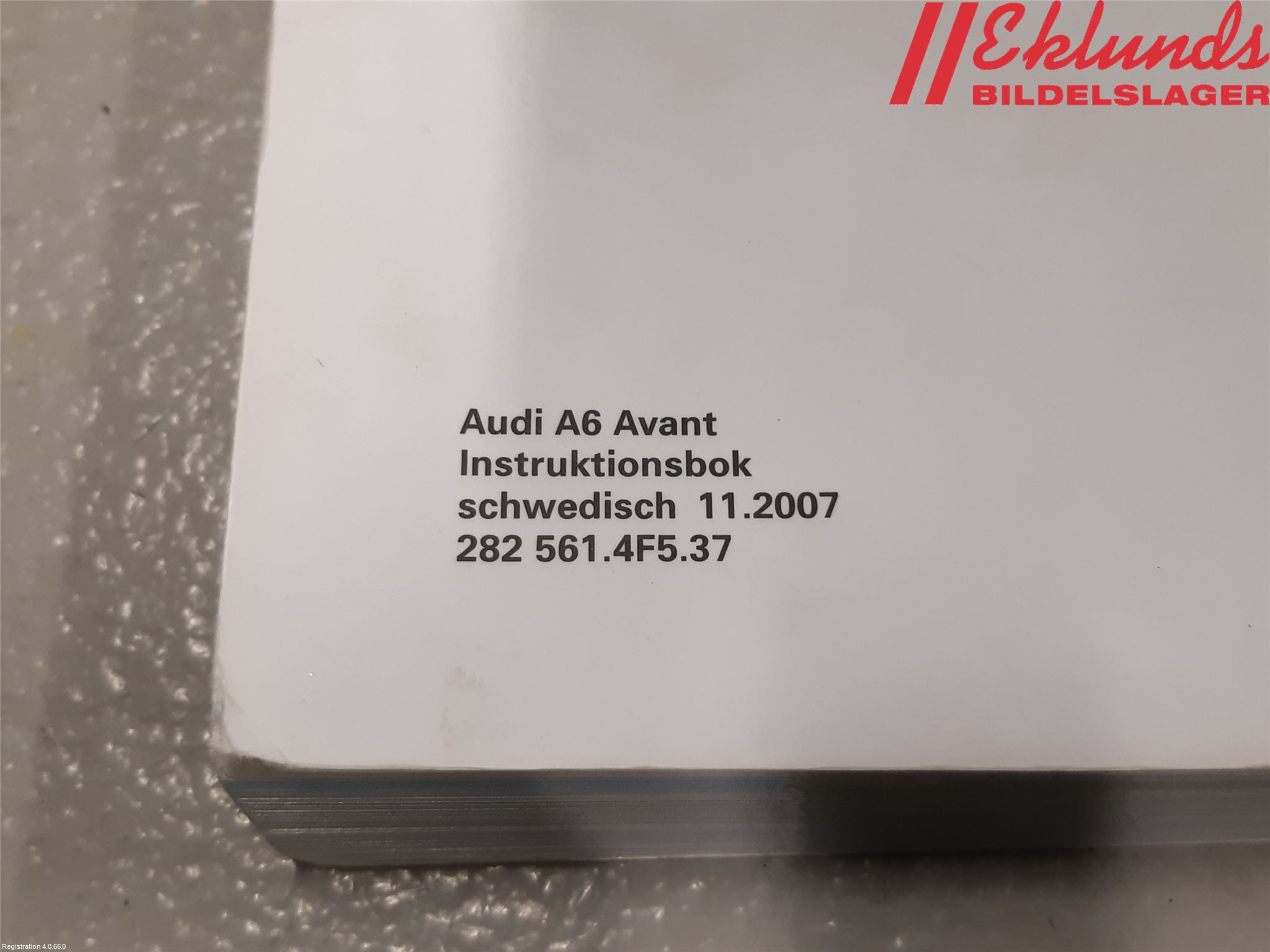 Audi A6/S6     05-11 Instruktionsbok