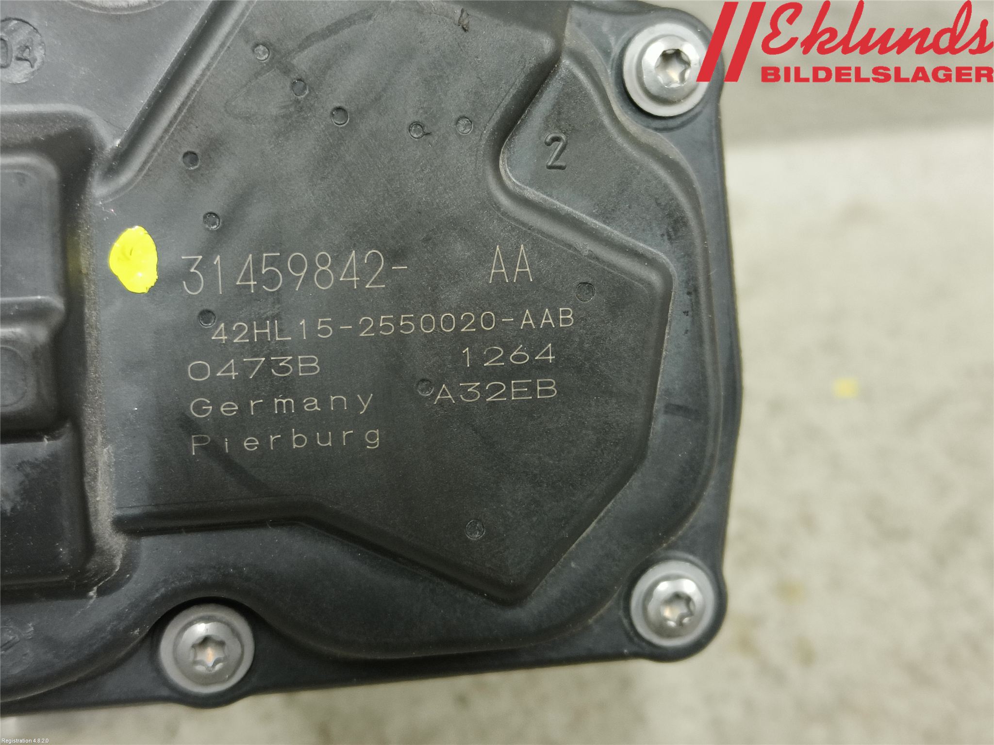 Volvo XC60 18- Injspjällhus