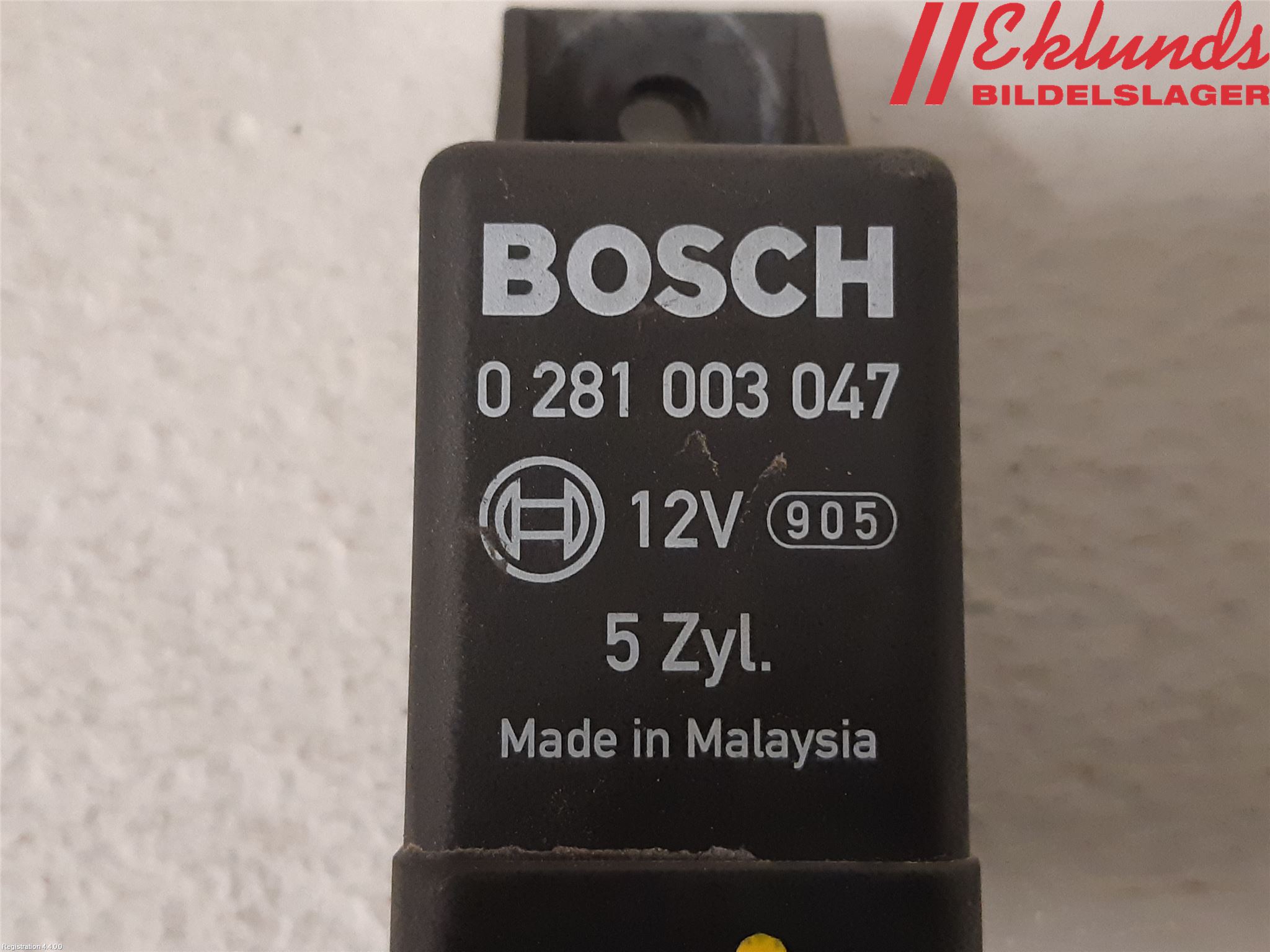 Volvo XC70 08-13 Relä Glödning Diesel