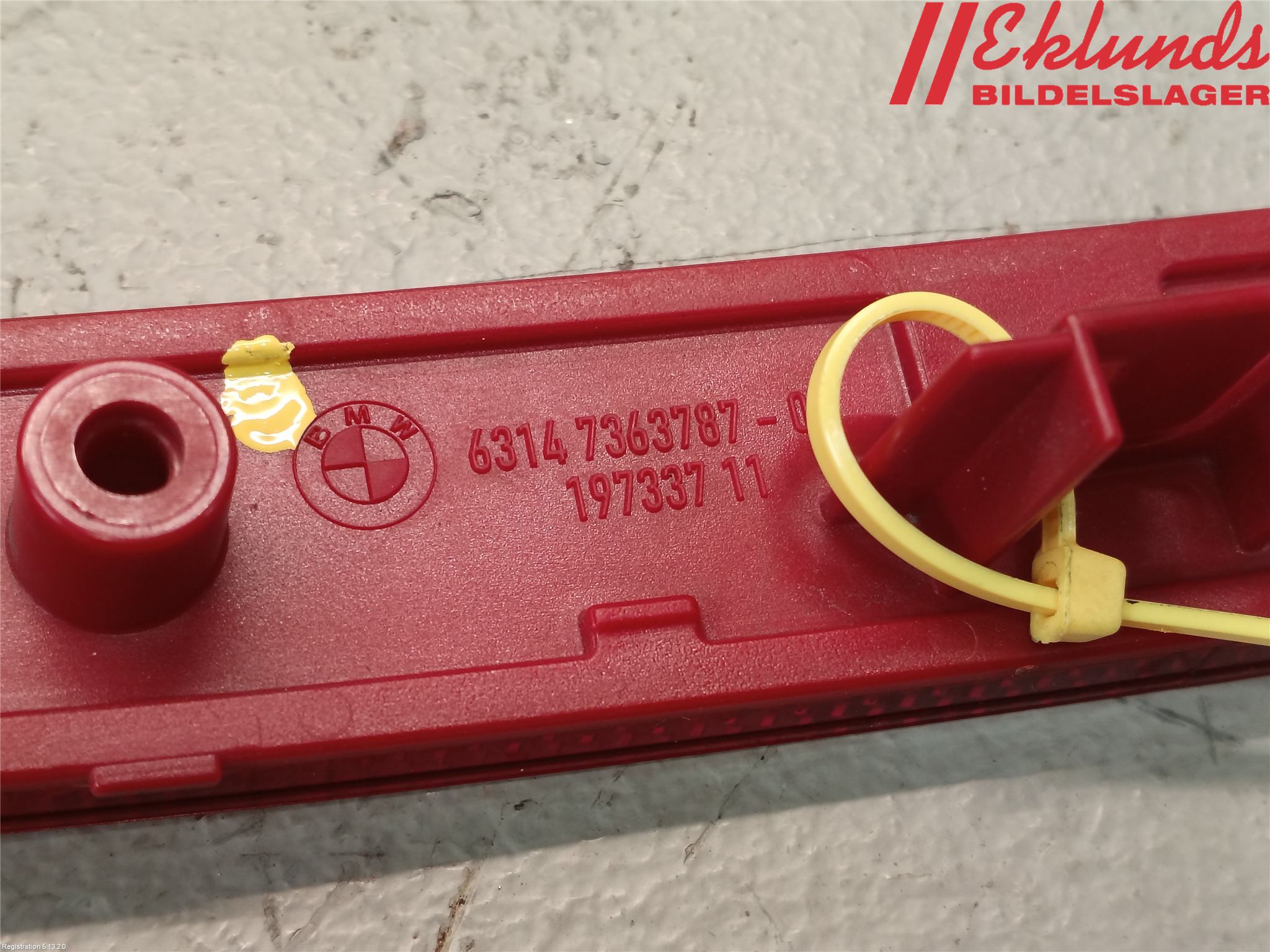BMW 1 F20/F21 11-19 Dimljus/Reflex Bak