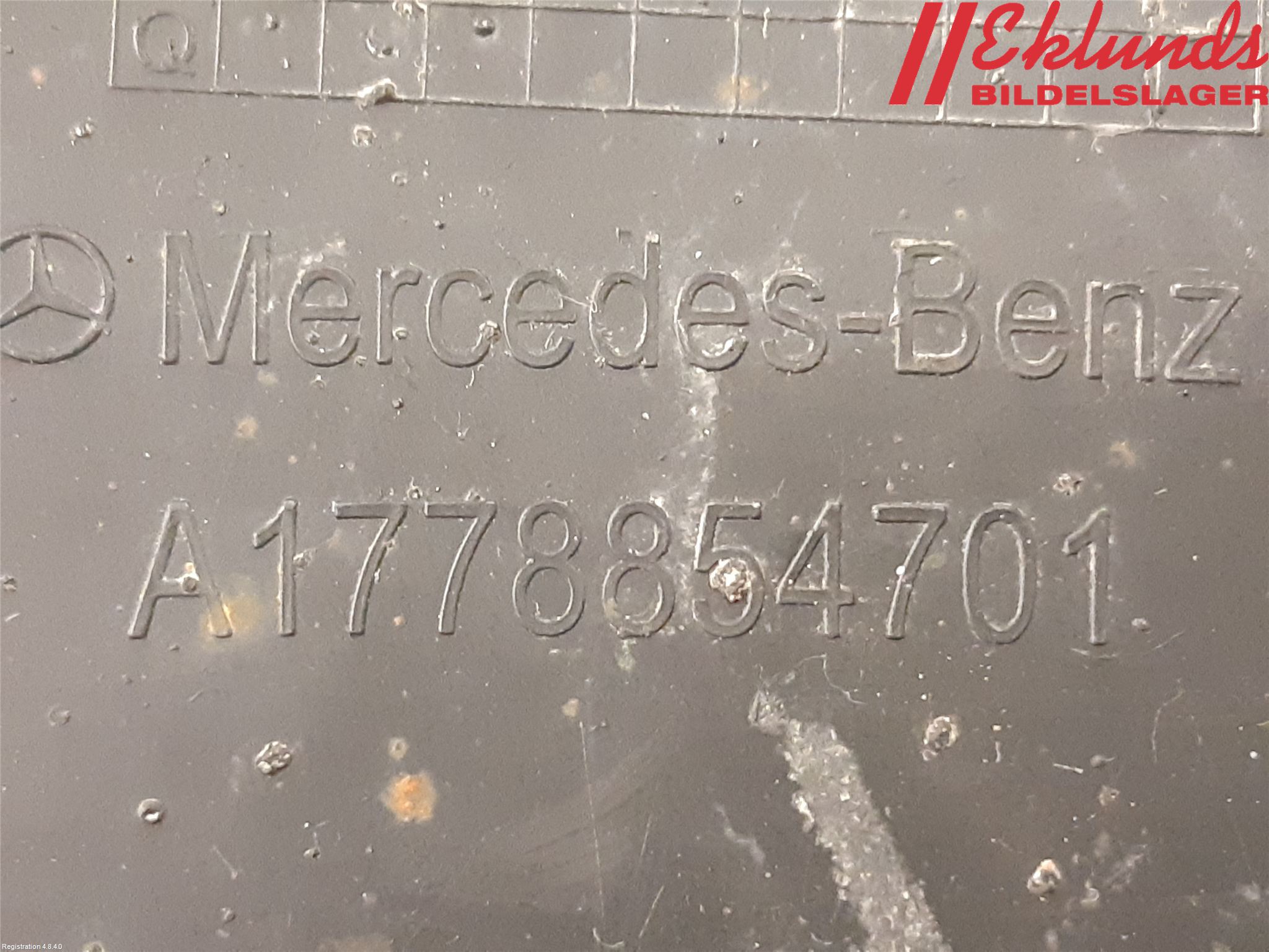Mercedes-Benz MB B-KLASS (W247) 19- Stötfångarlist Bak