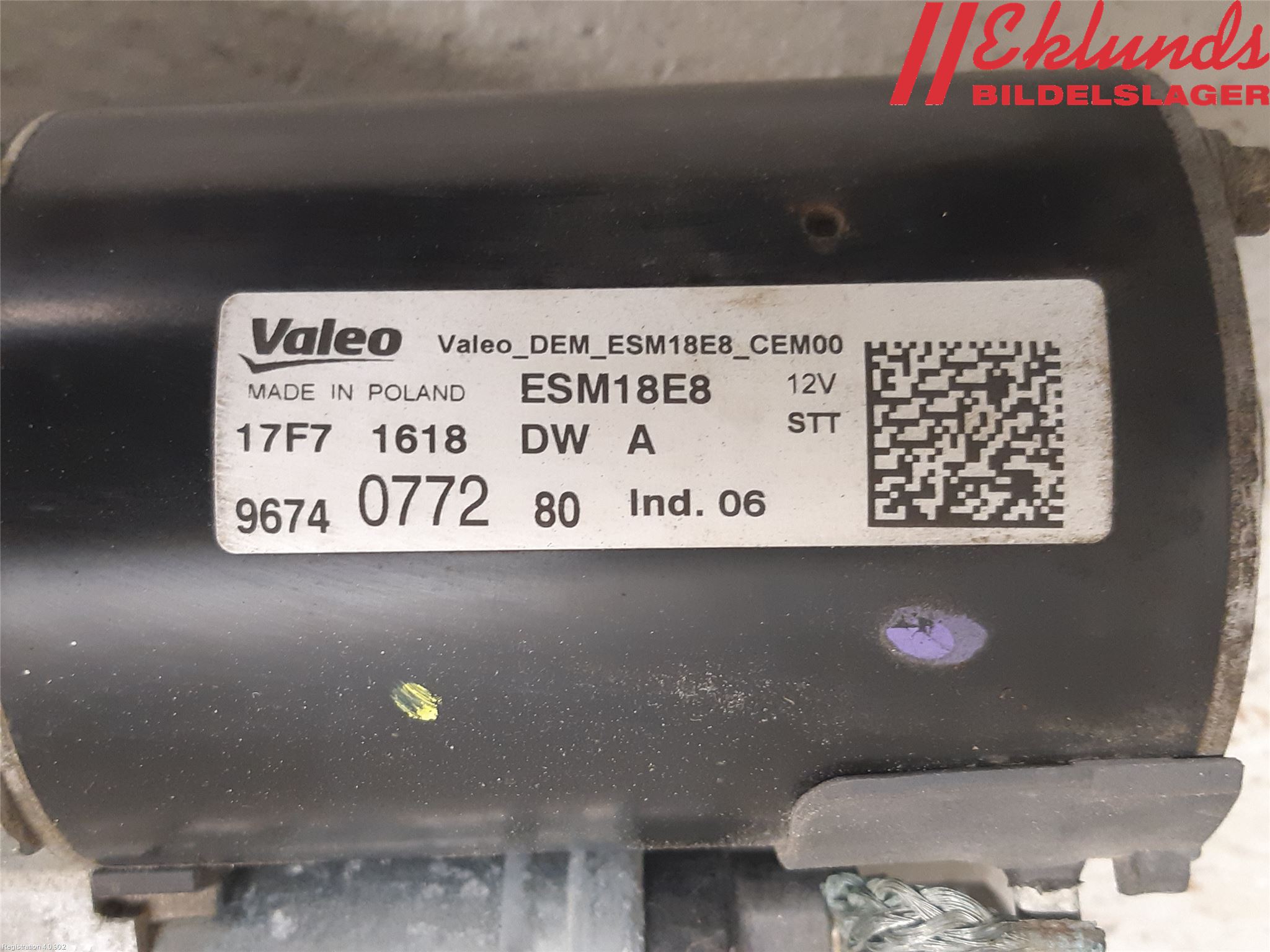 Peugeot 2008 13-20 Startmotor