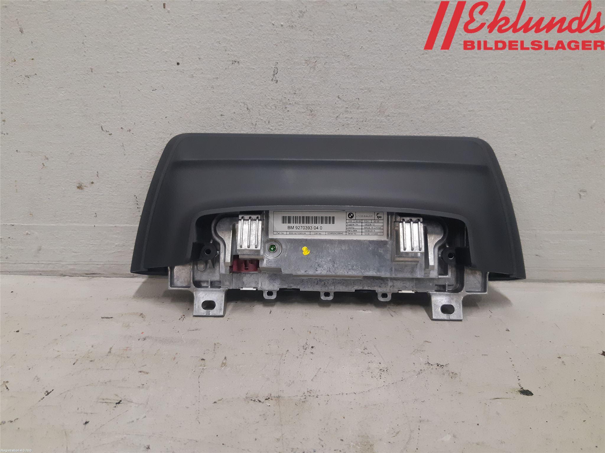 BMW 3 GT F34 13-19 Multifunktionsdisplay