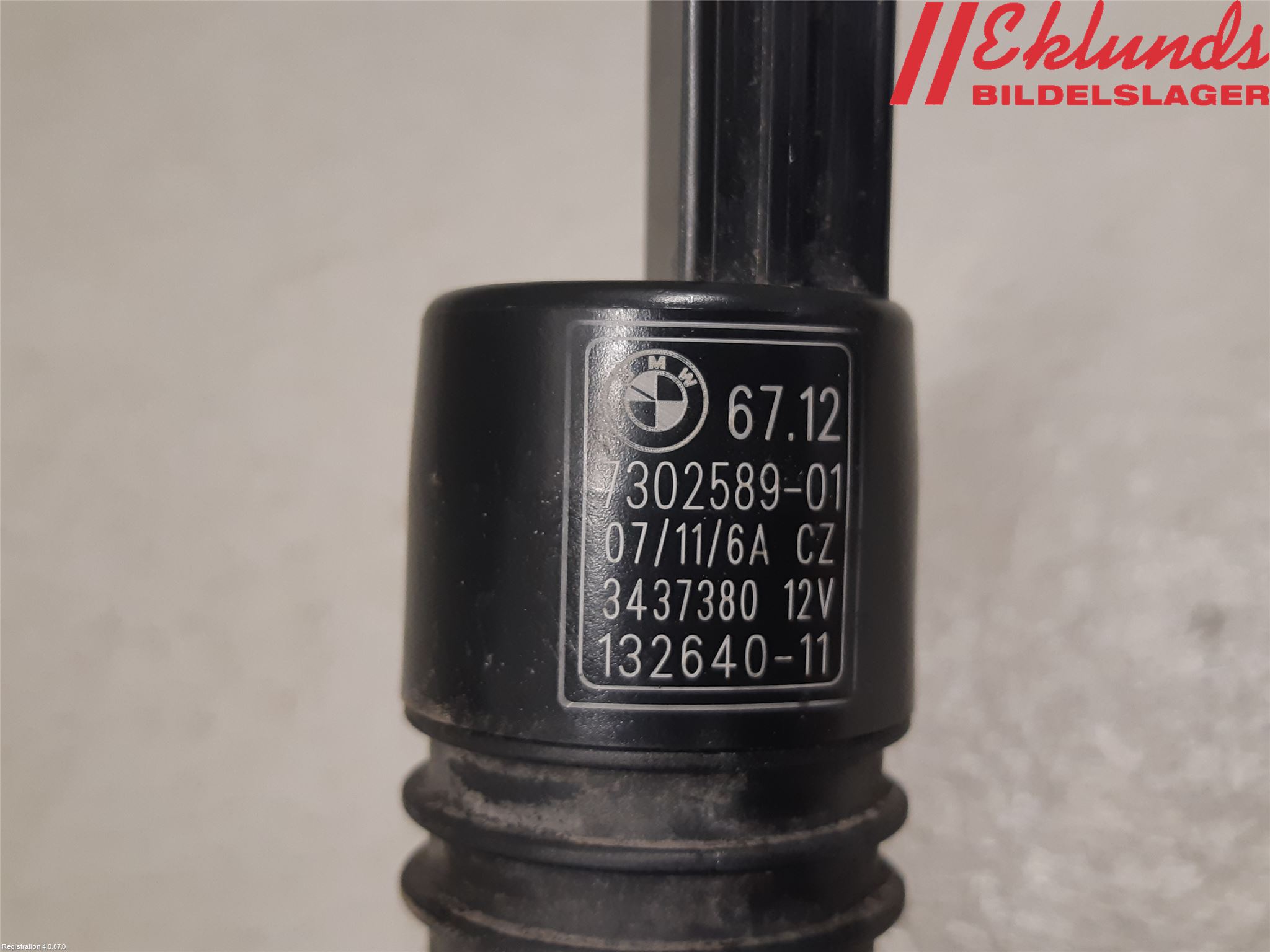 BMW X1 E84 10-15 Spolarpump Vindruta