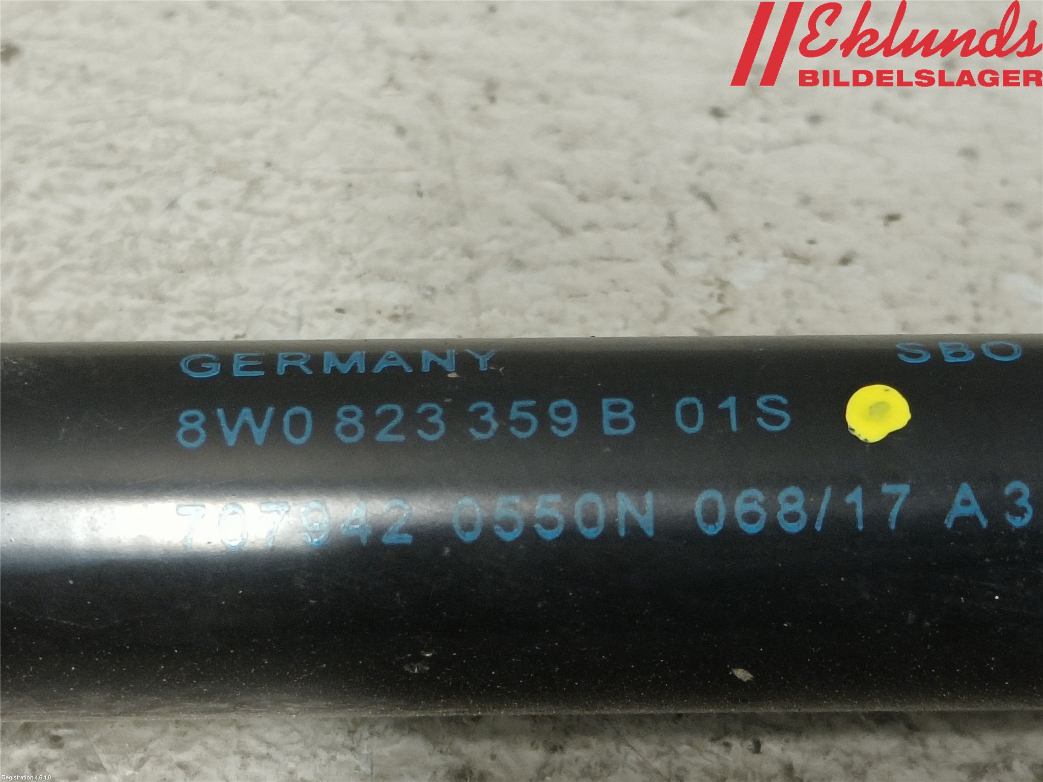 Audi A5 17- Gasfjäder Motorhuv