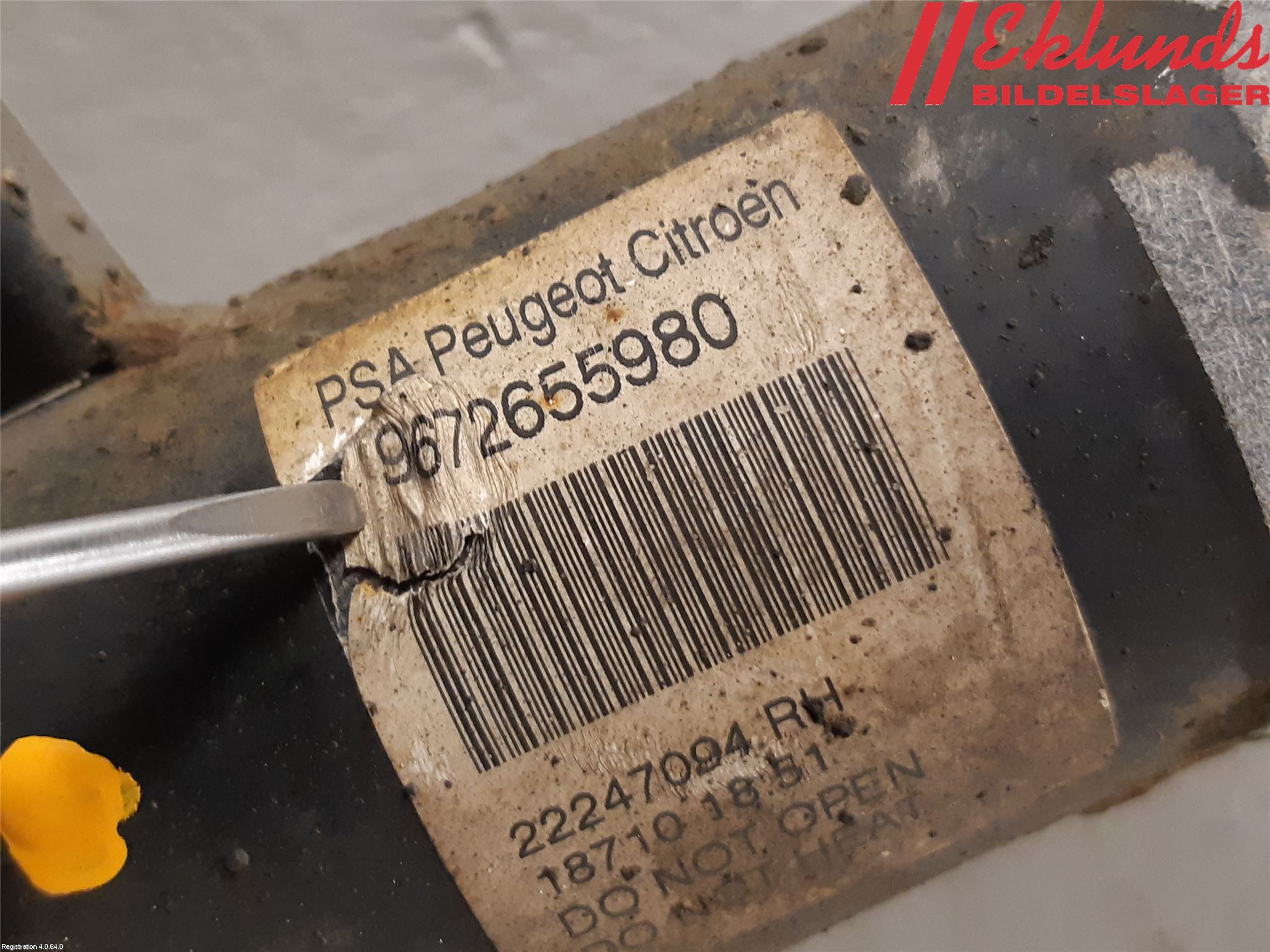 Citroen C3 10-17 Fjäderben Fram Höger