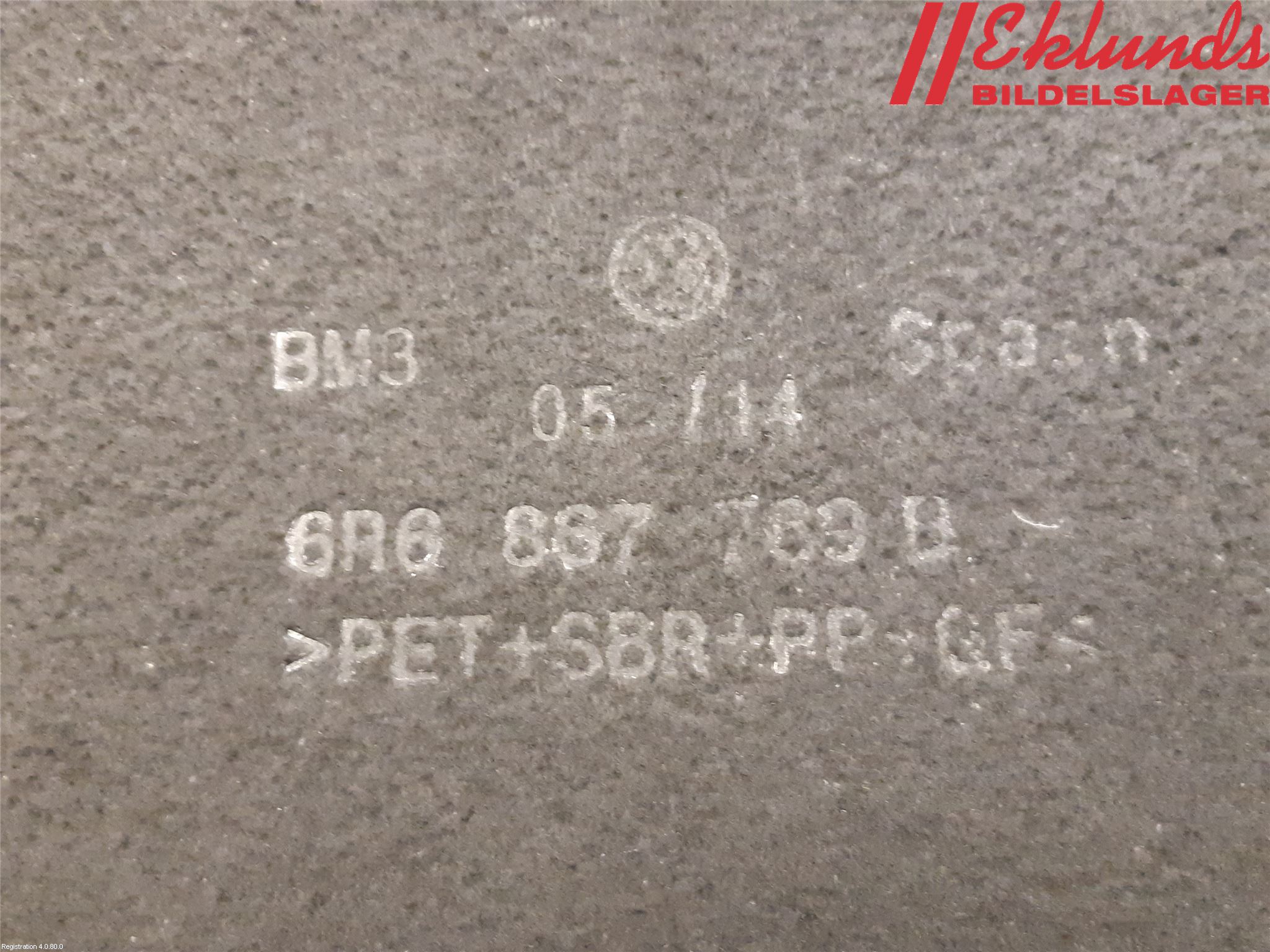 Volkswagen VW POLO 10-17 Hatthylla