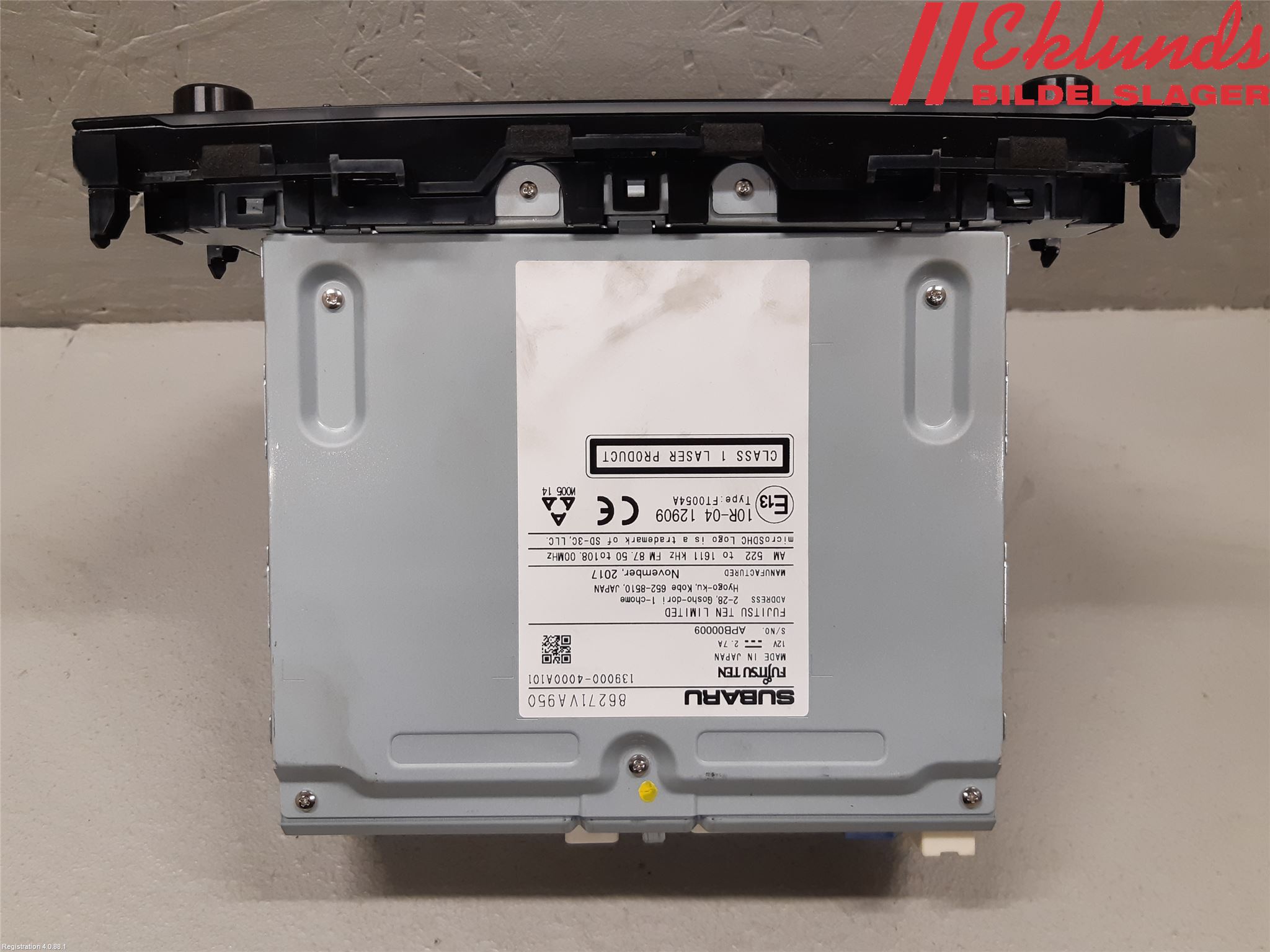 Subaru LEVORG 14-20 Cd Radio - Multimediapanel