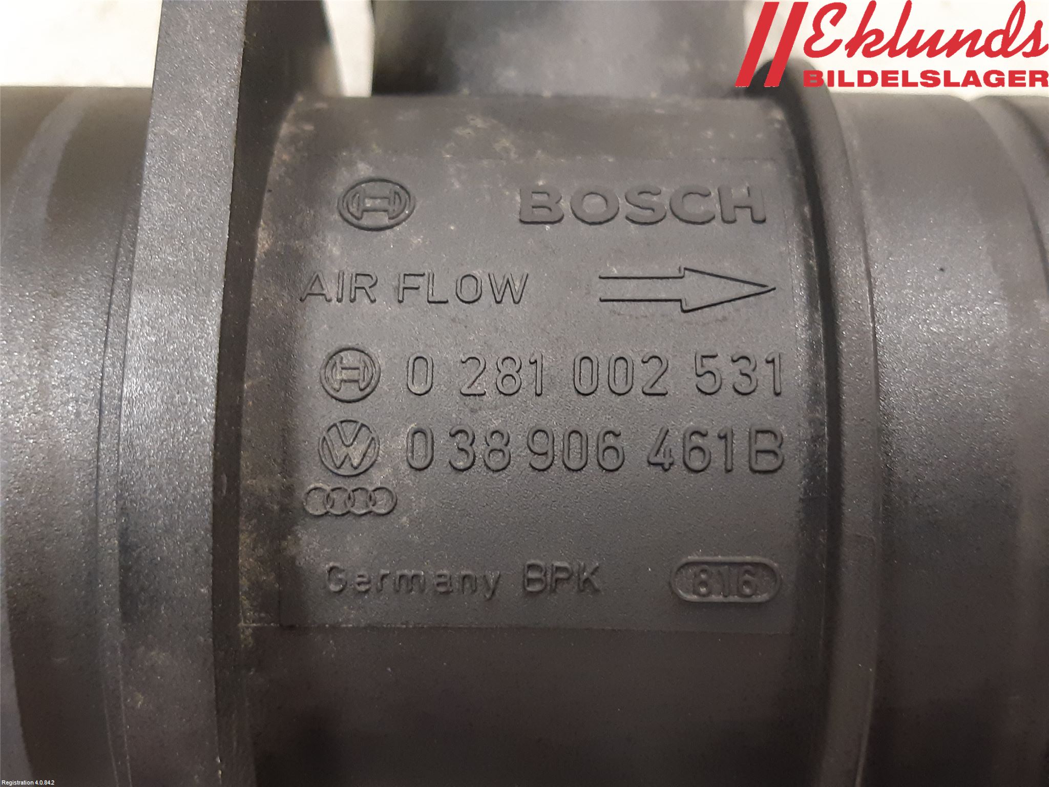 Skoda FABIA 07-14 Injluftmassamätare