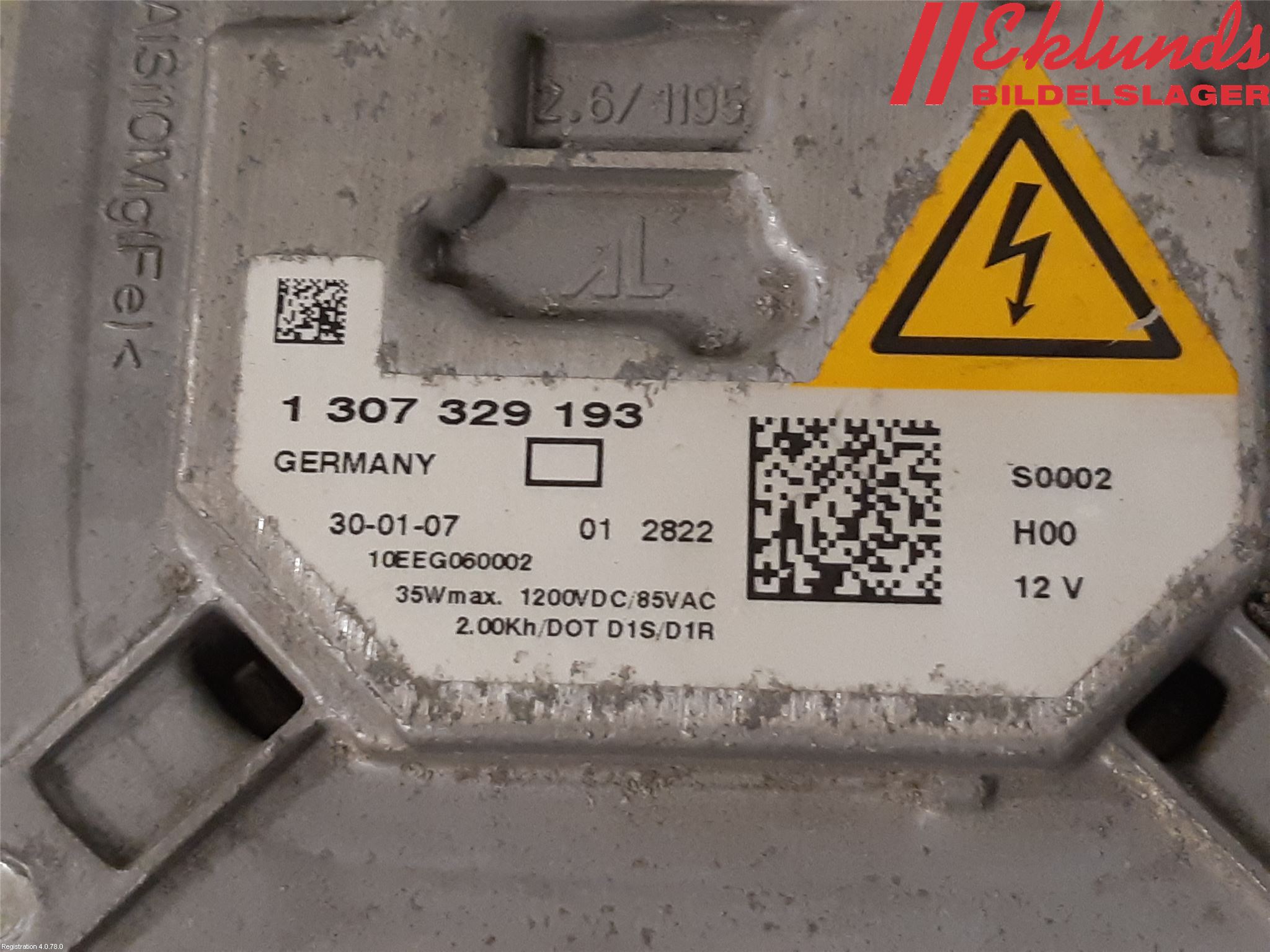 Audi TT/TTS 07-14 Styrenhet Strålkastare