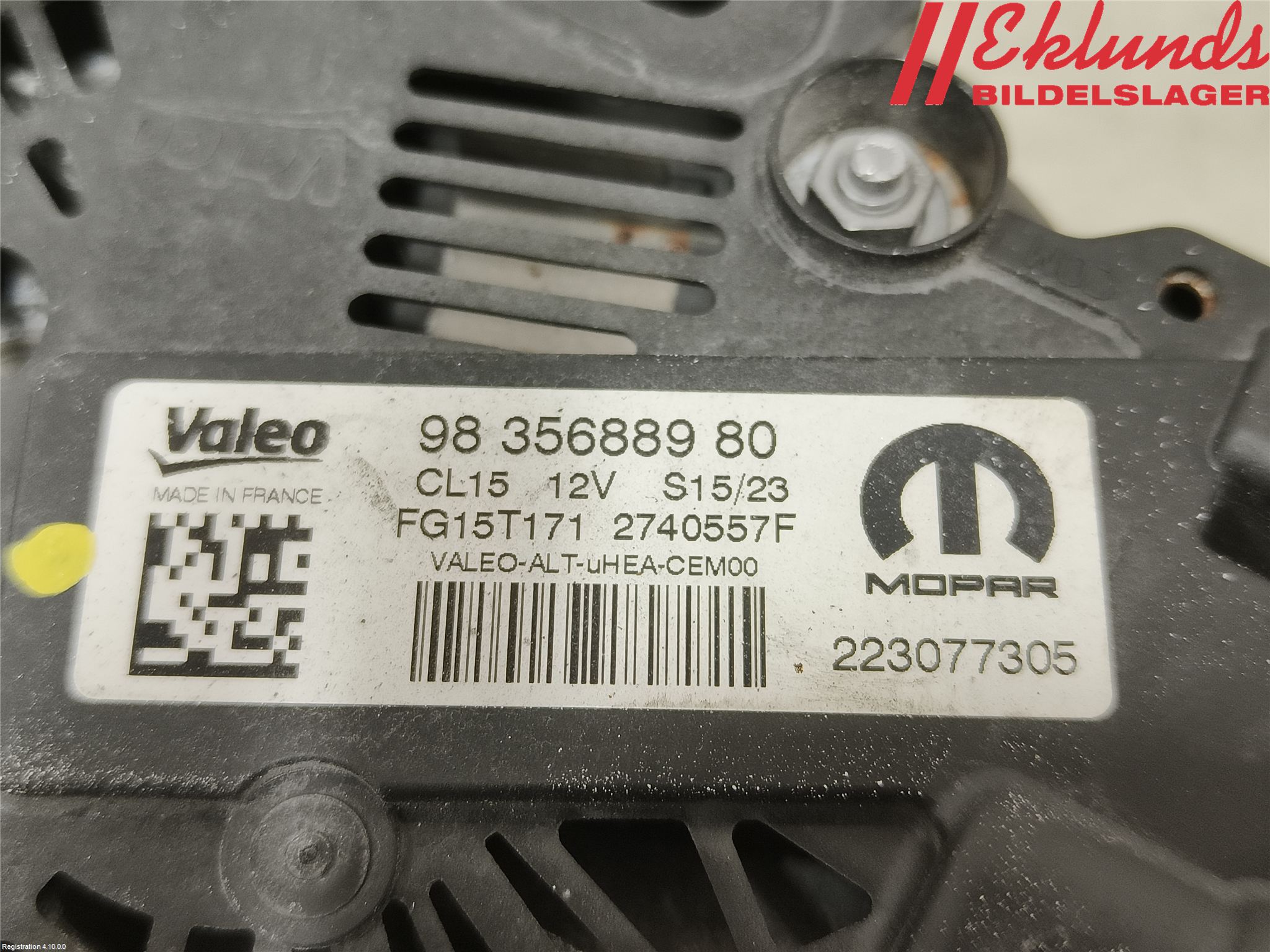 Peugeot 308/E-308 21- Generator