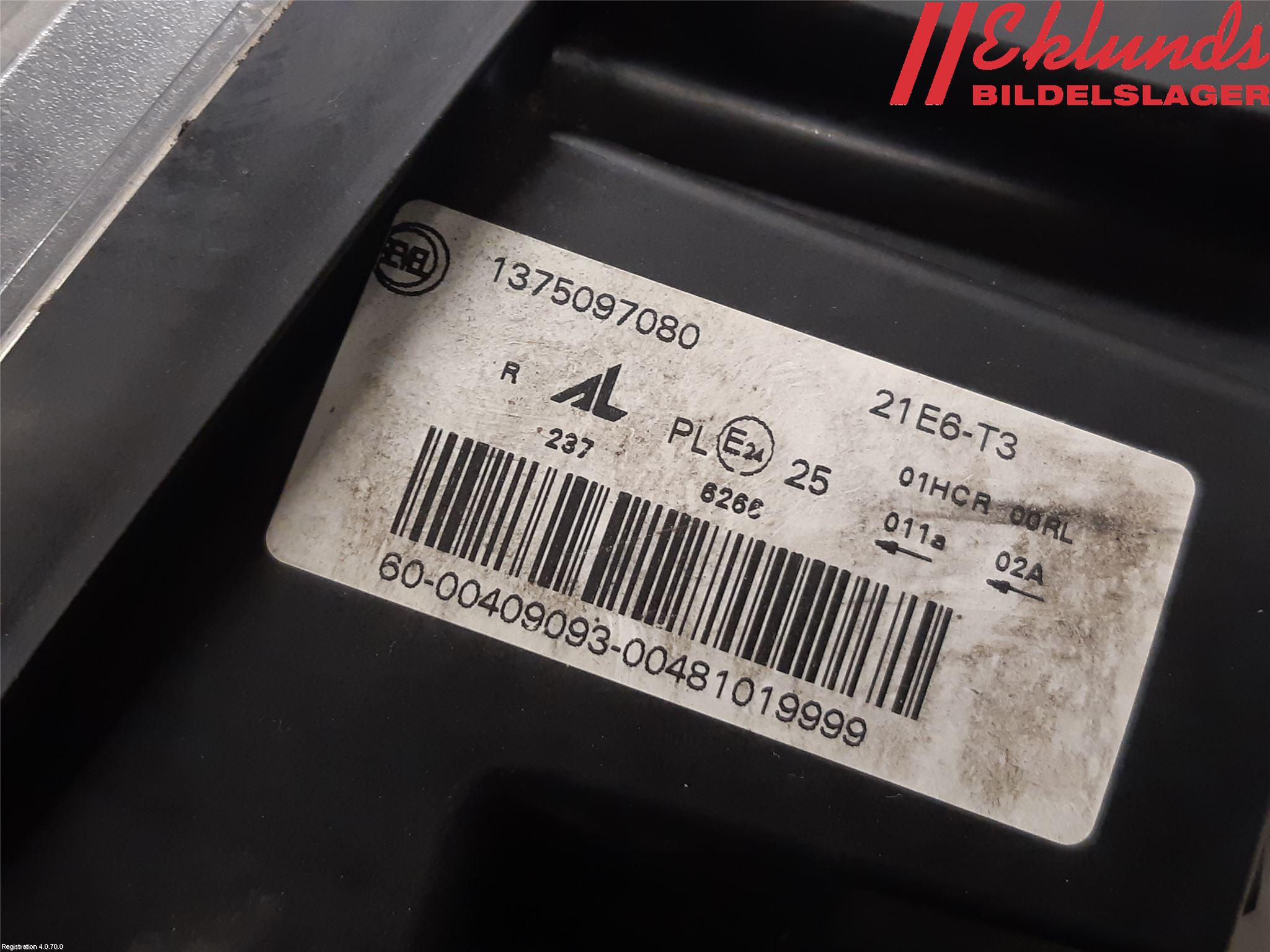 Peugeot BOXER/E-BOXER 15- Strålkastare Höger