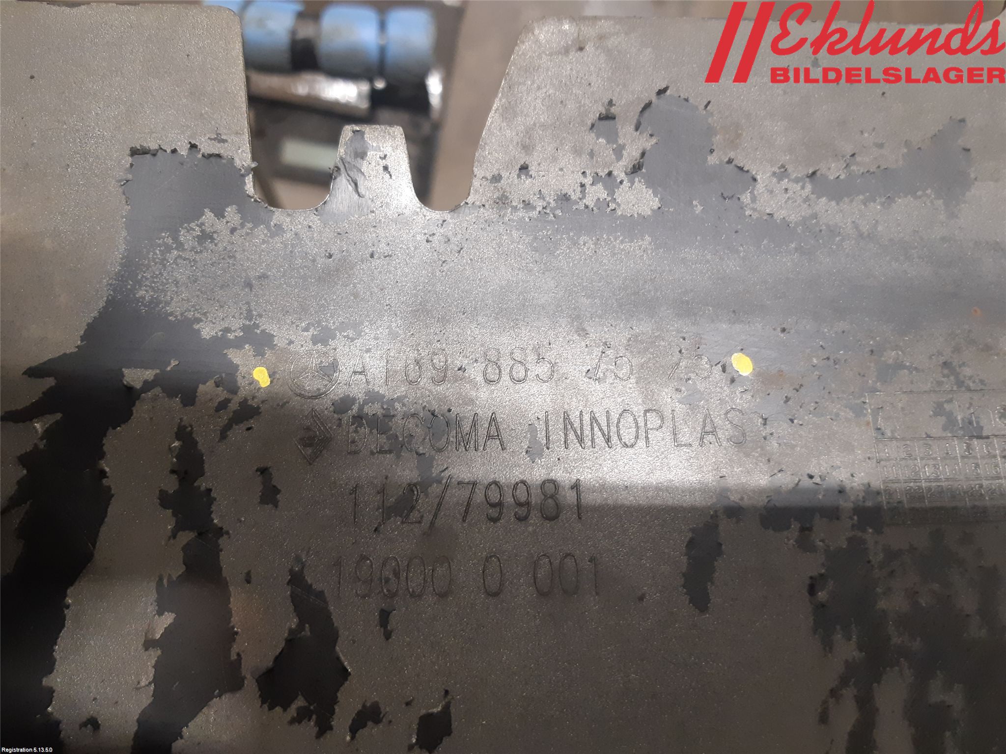 Mercedes-Benz MB A-KLASS (W169) 04-12 Stötfångarbeklädnad Fram
